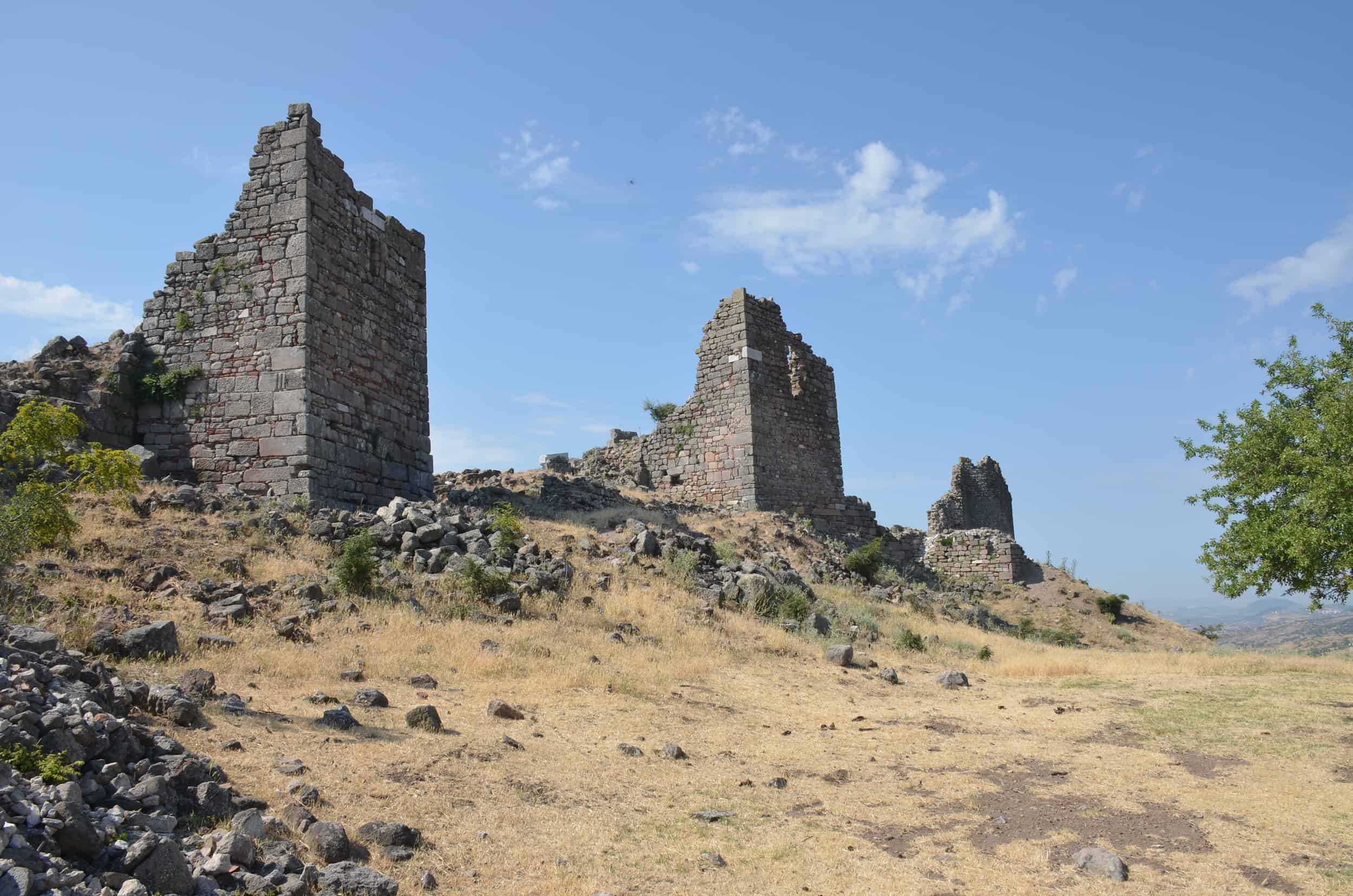 Byzantine fortifications at the Pergamon Acropolis in Bergama, Turkey