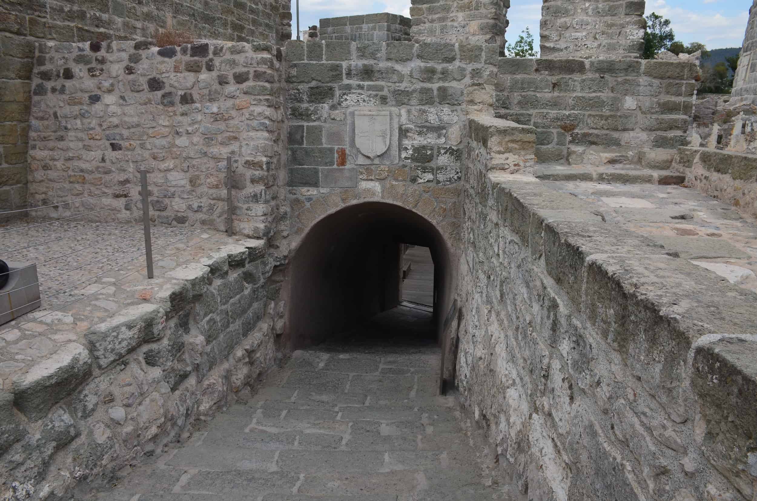 Tunnel at Bodrum Castle in Turkey