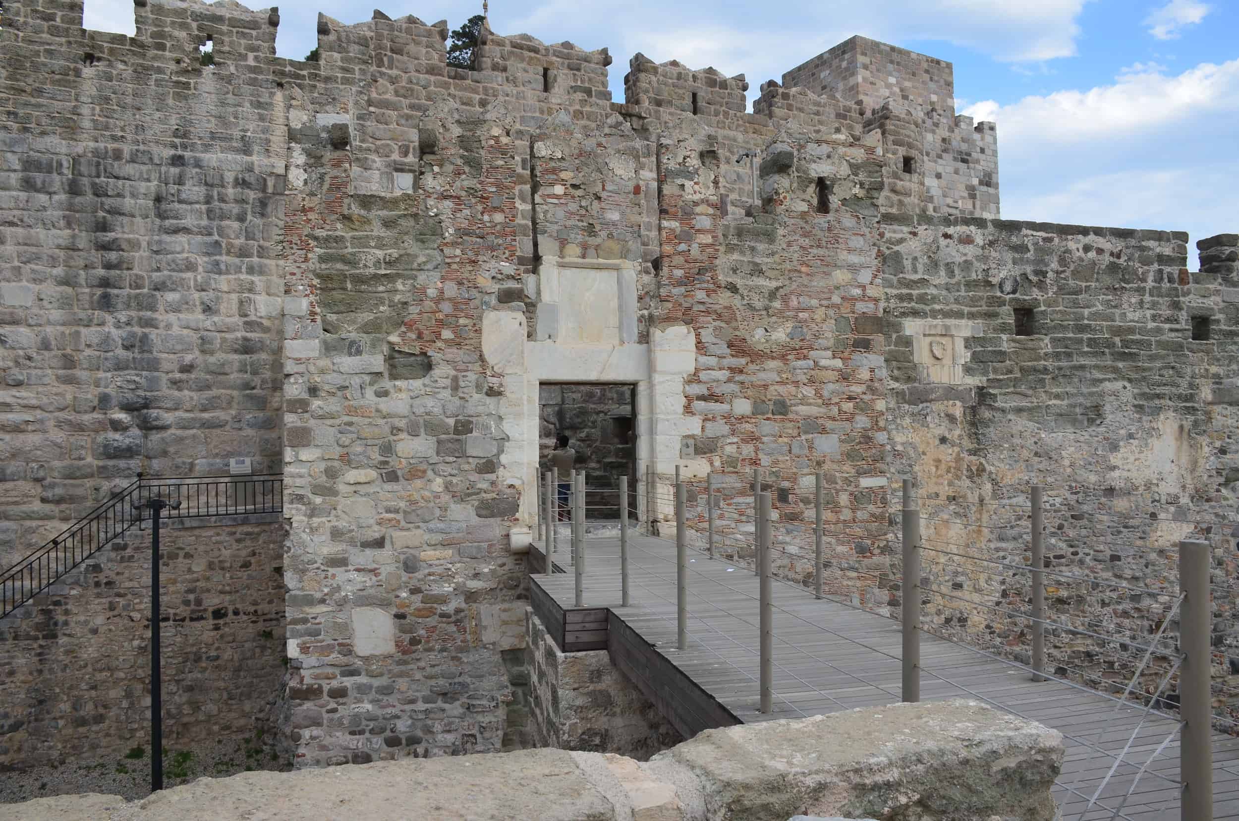 Gateway Tower at Bodrum Castle in Turkey
