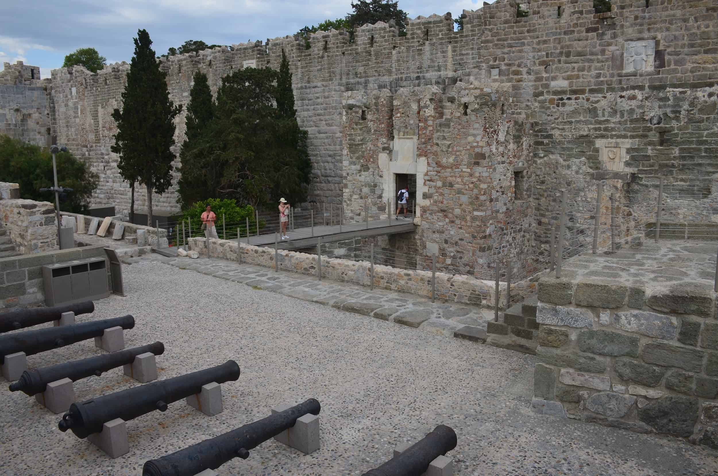 Gateway Tower at Bodrum Castle in Turkey