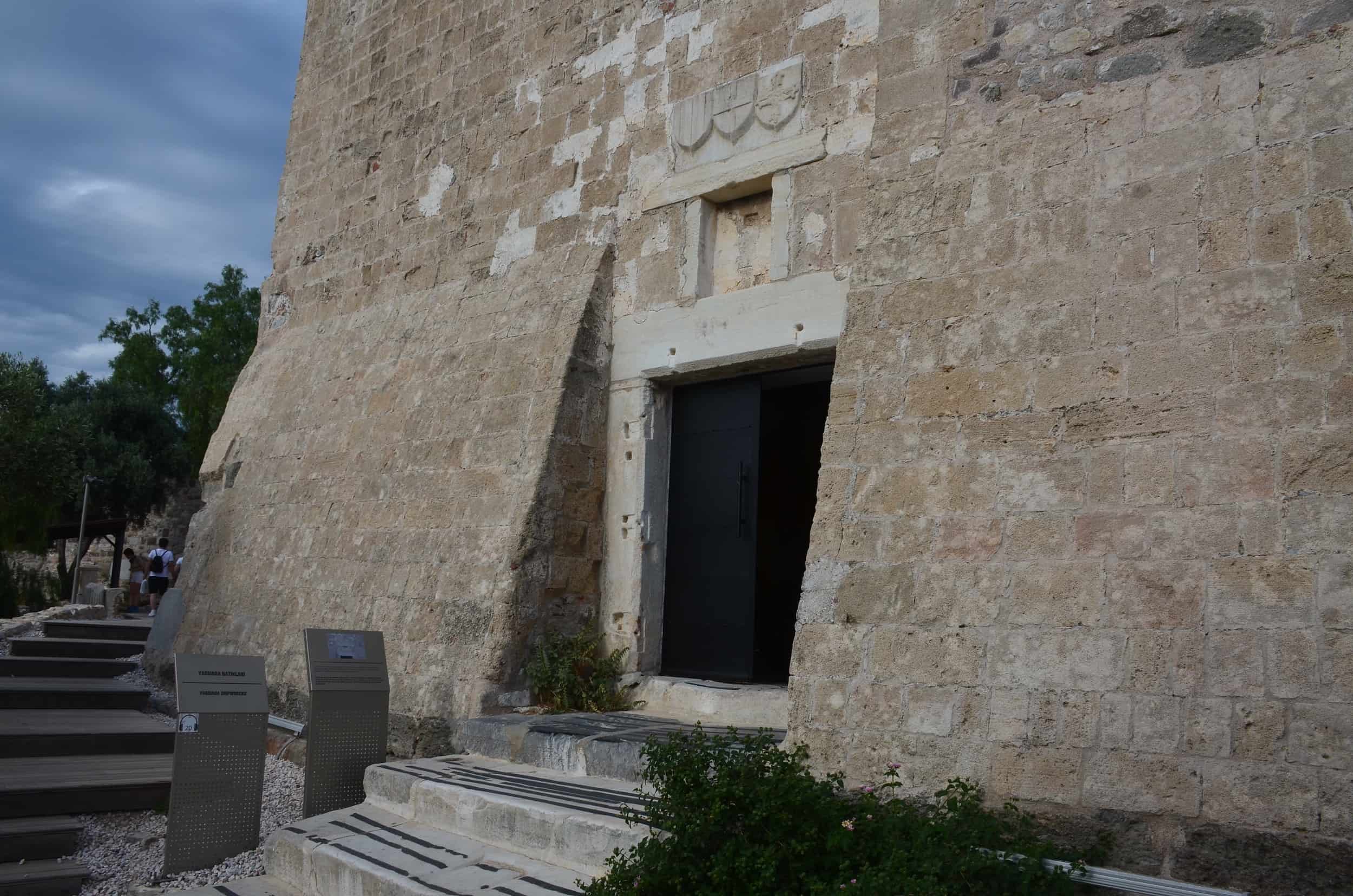 Entrance to the former kitchen at Bodrum Castle in Turkey