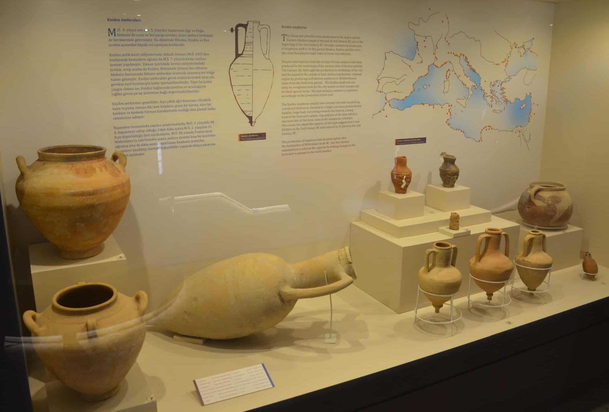 Knidos amphorae in the Knidos Hall