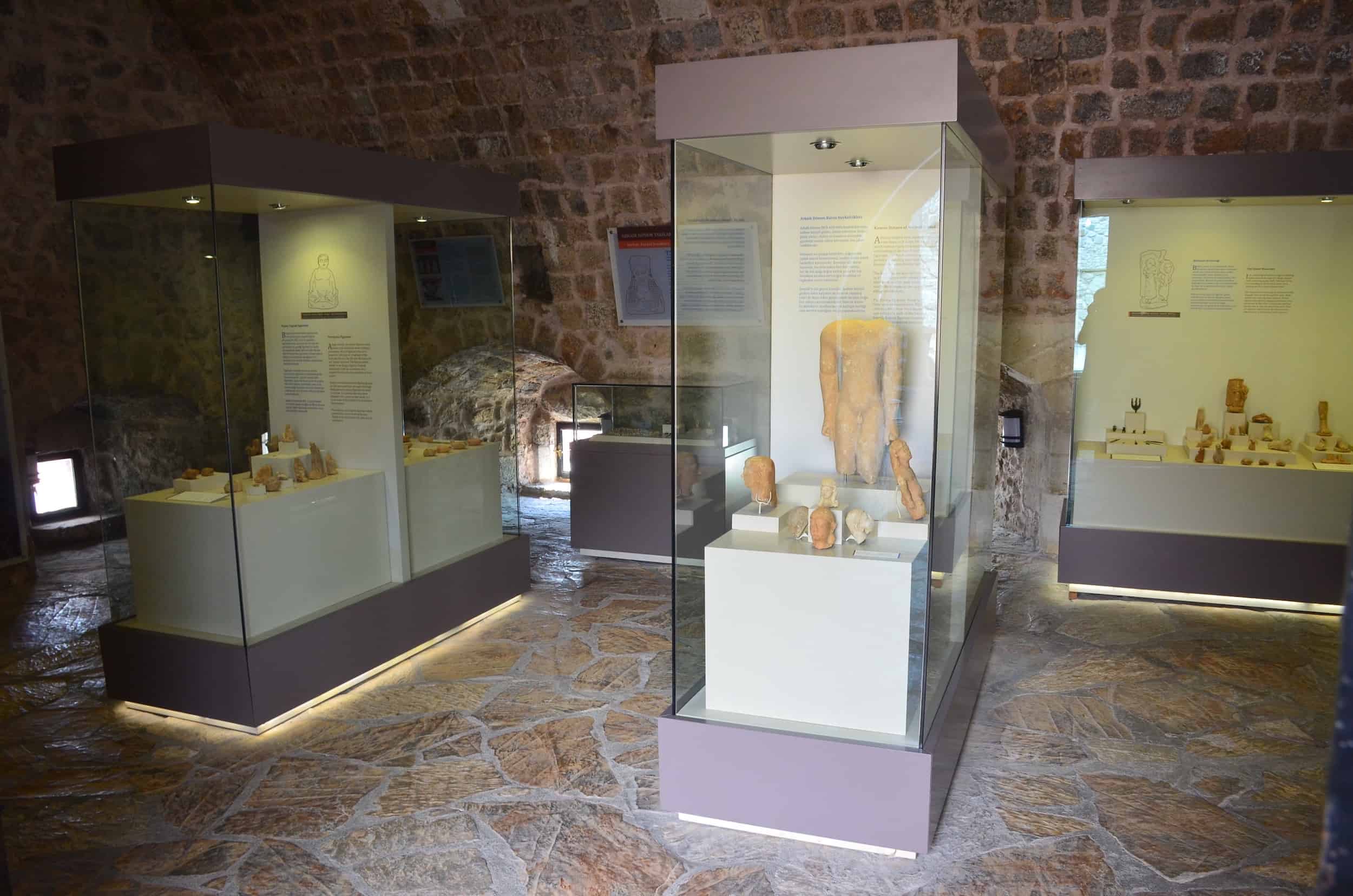 Emecik-Burgaz Hall at the Marmaris Museum at Marmaris Castle in Marmaris, Turkey