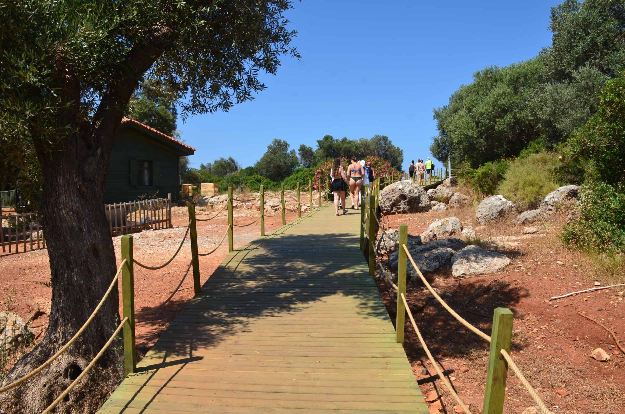 Boardwalk to Cleopatra Beach