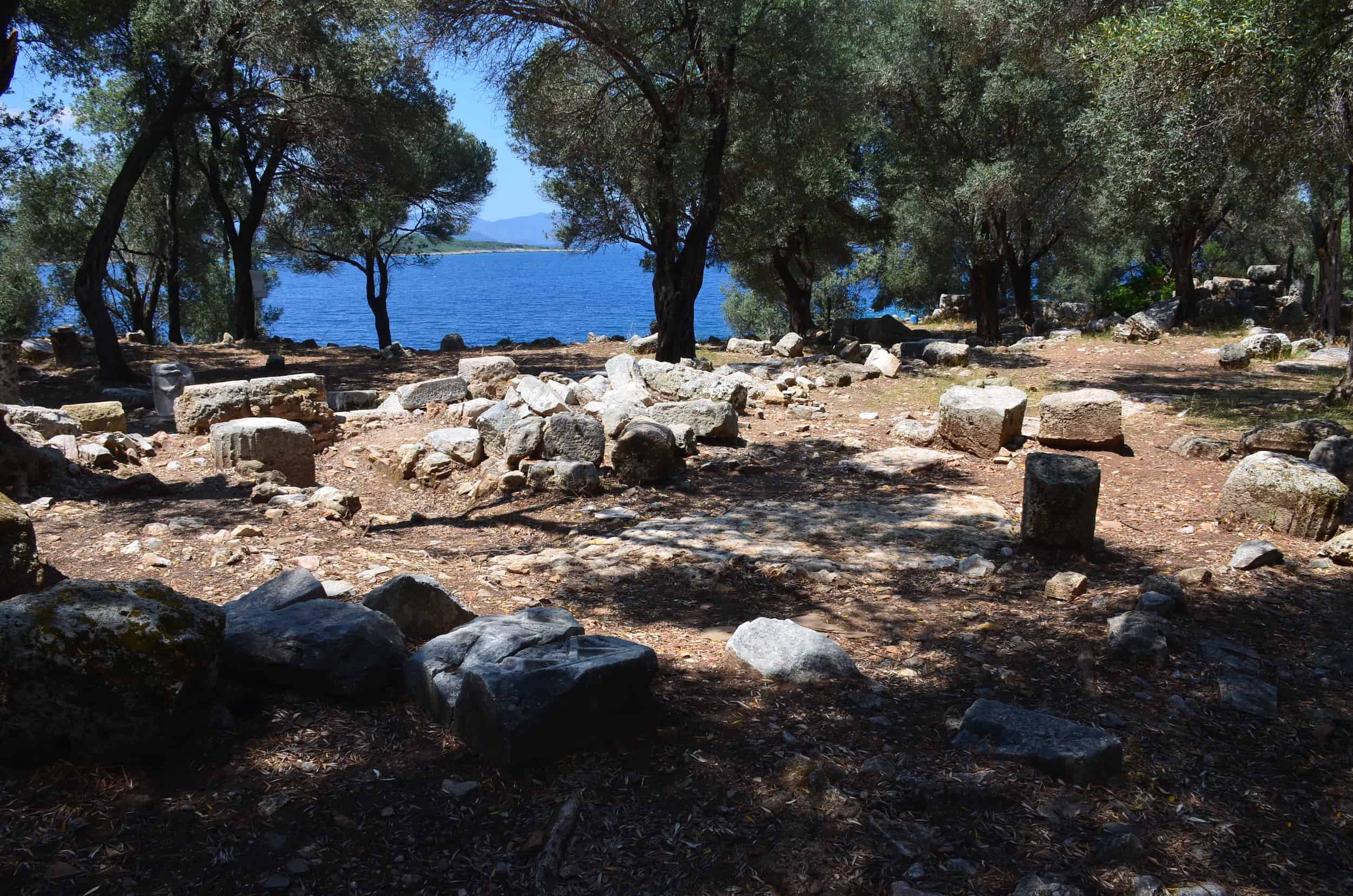 Sanctuary of Apollo on Sedir Island, ancient Kedreai, Turkey