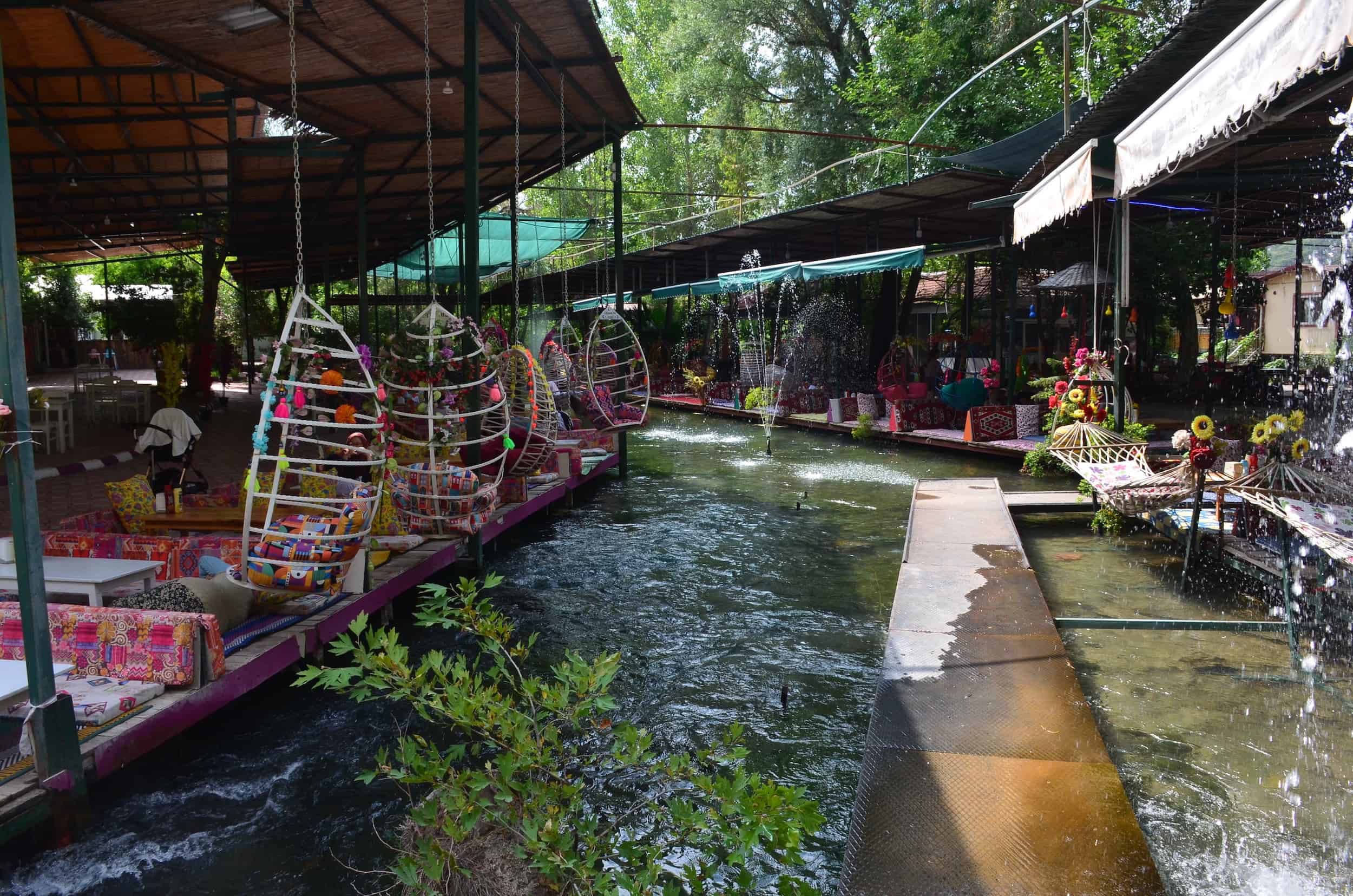 Restaurant outside Saklıkent National Park in Turkey