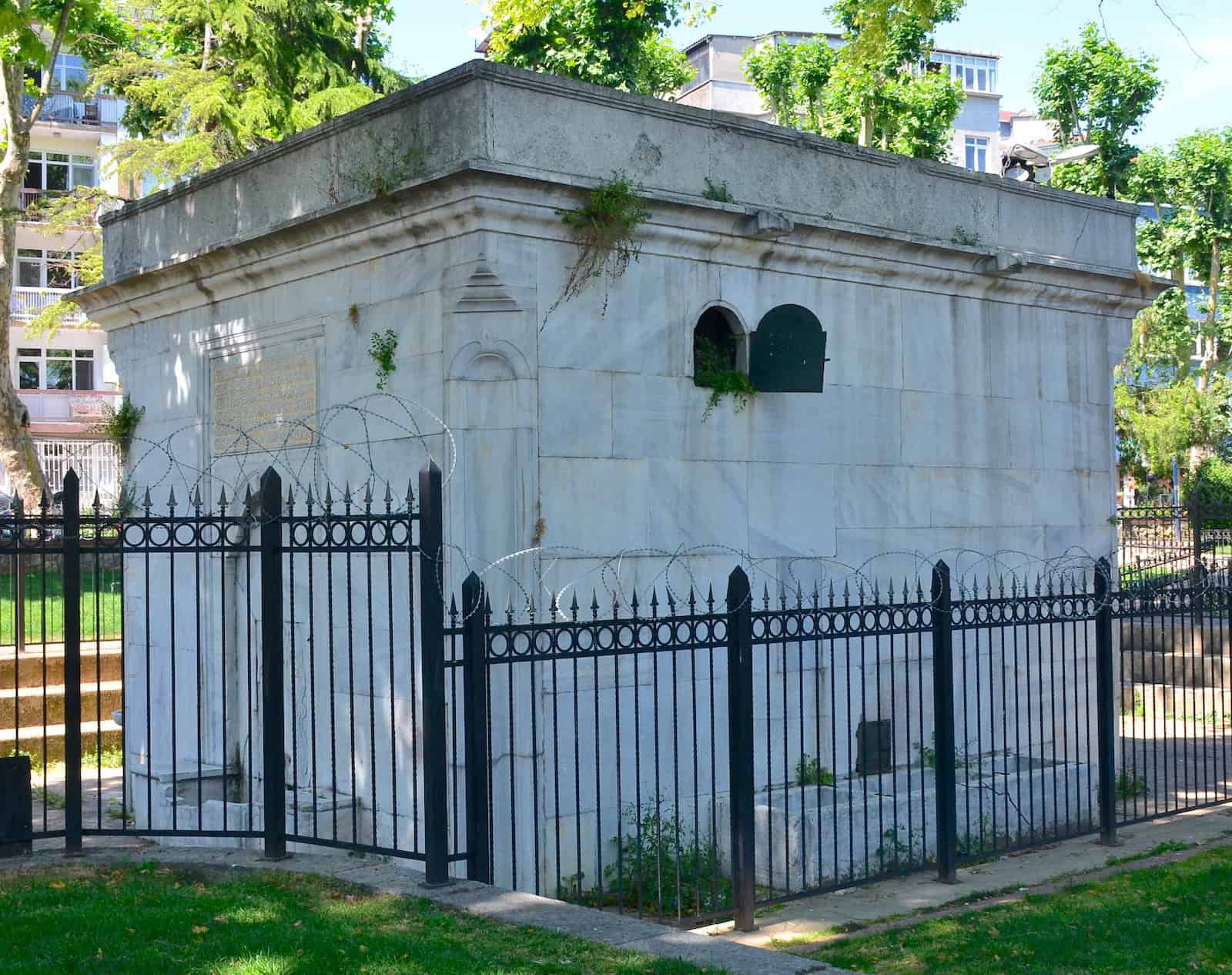 Esma Sultan Fountain in Kadırga, Istanbul, Turkey