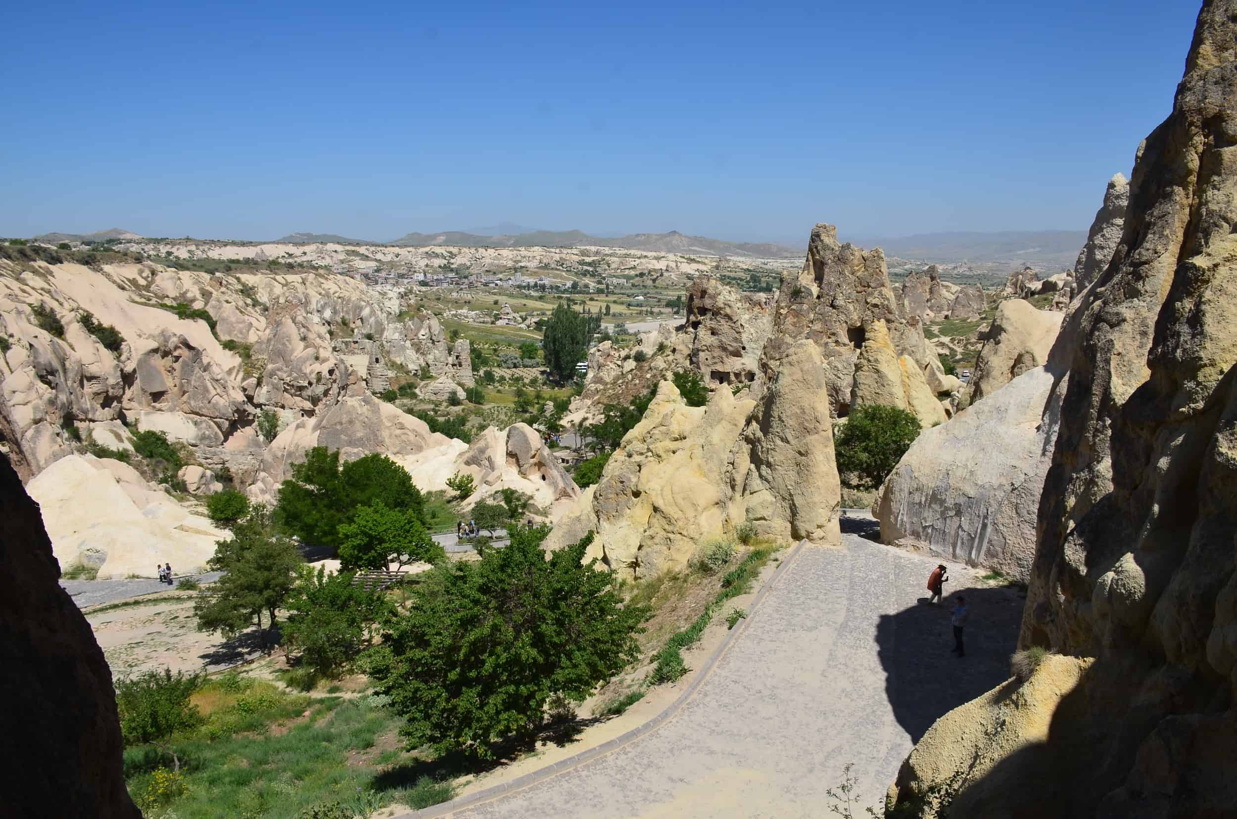 View from the Nameless Chapel at Göreme Open Air Museum in Cappadocia, Turkey