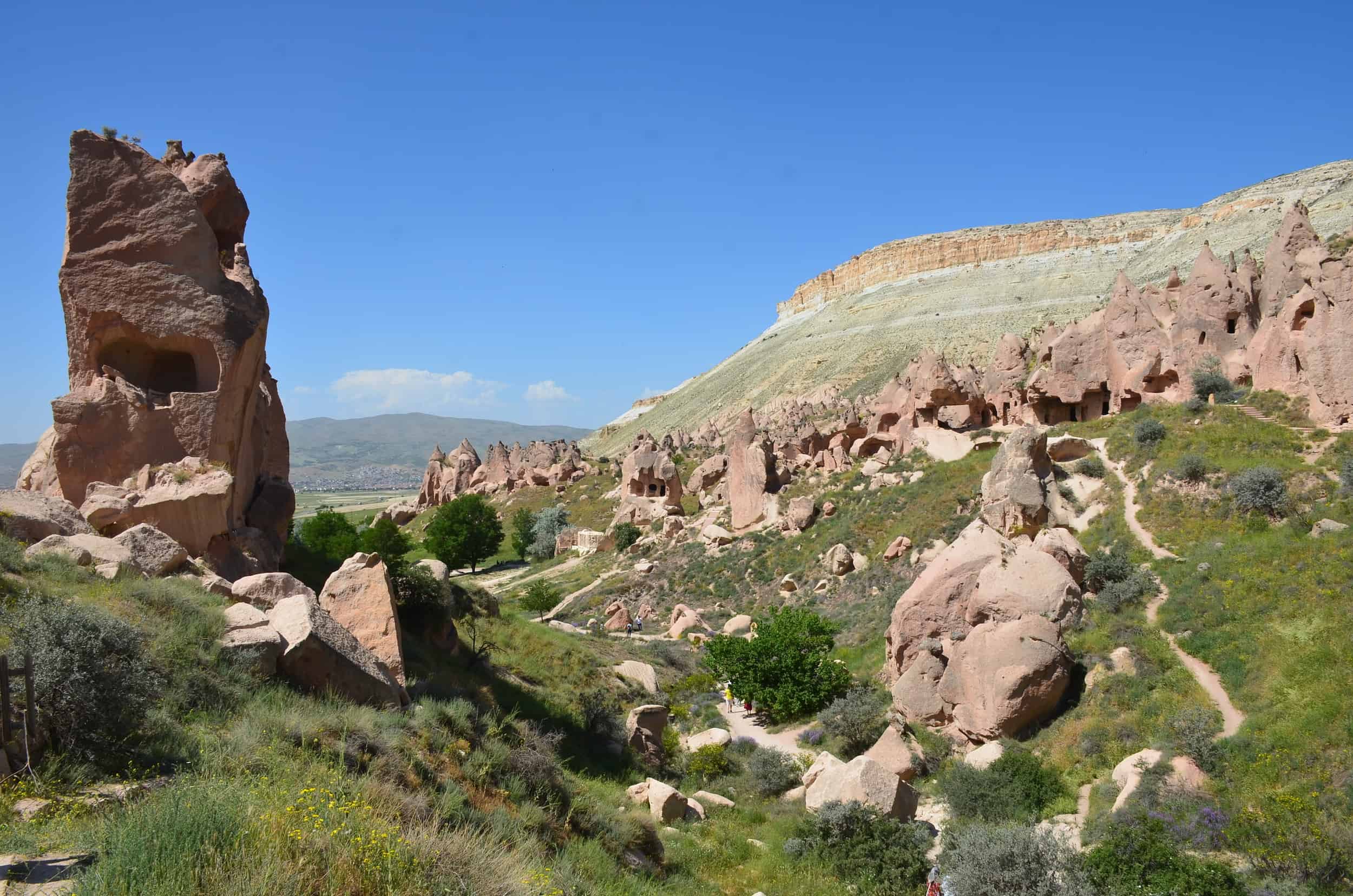 Zelve Open Air Museum in Cappadocia, Turkey