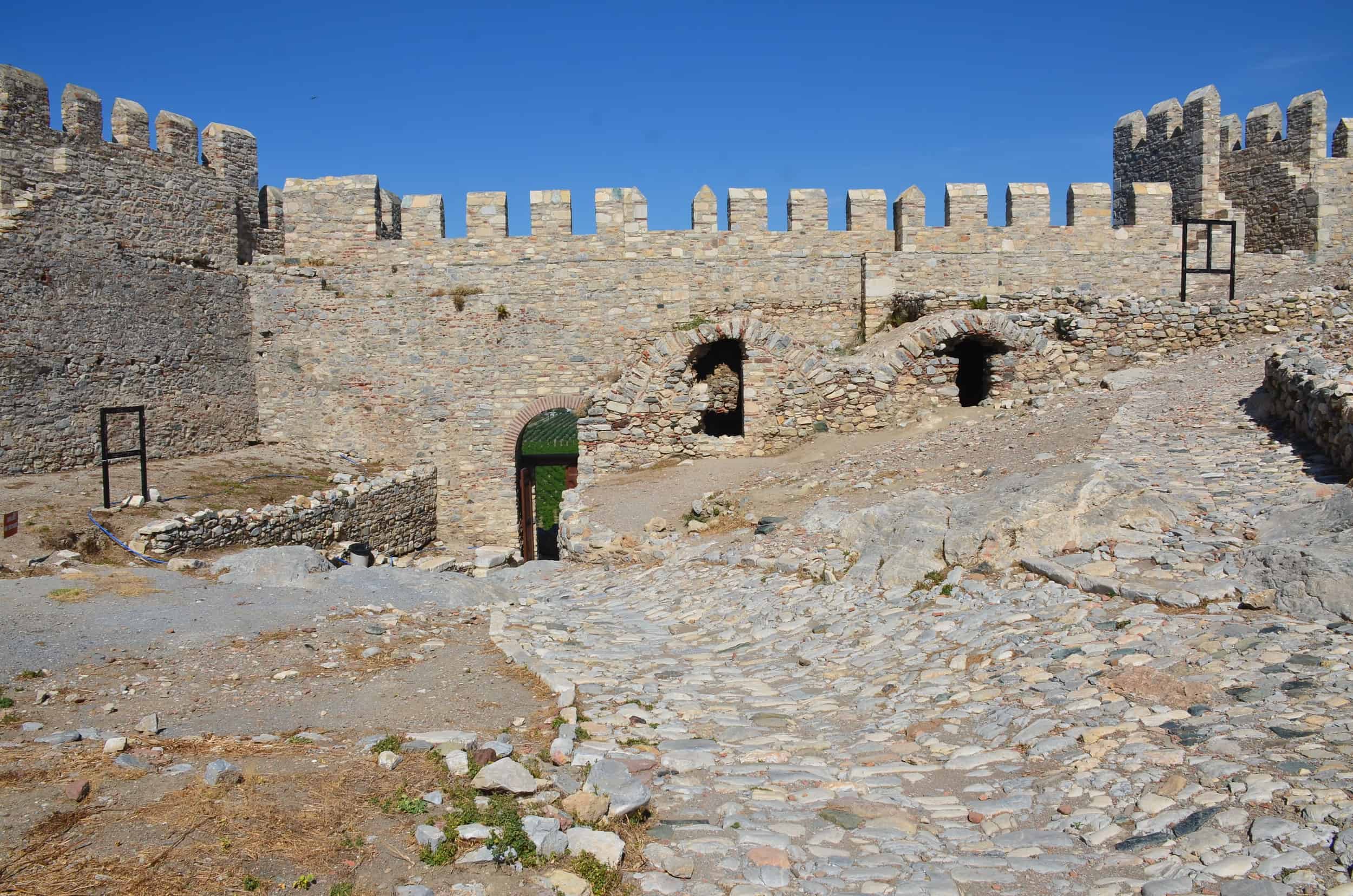 West gate and Turkish period cisterns at Ayasuluk Castle in Selçuk, Turkey