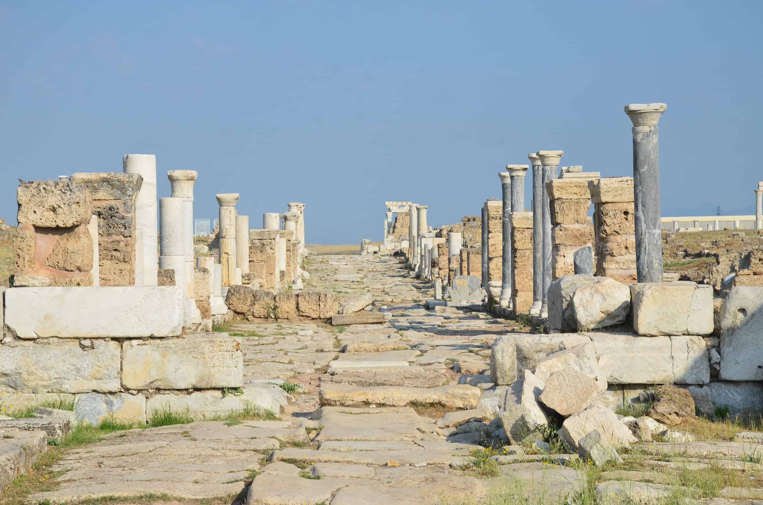 Looking west down Syria Street in Laodicea