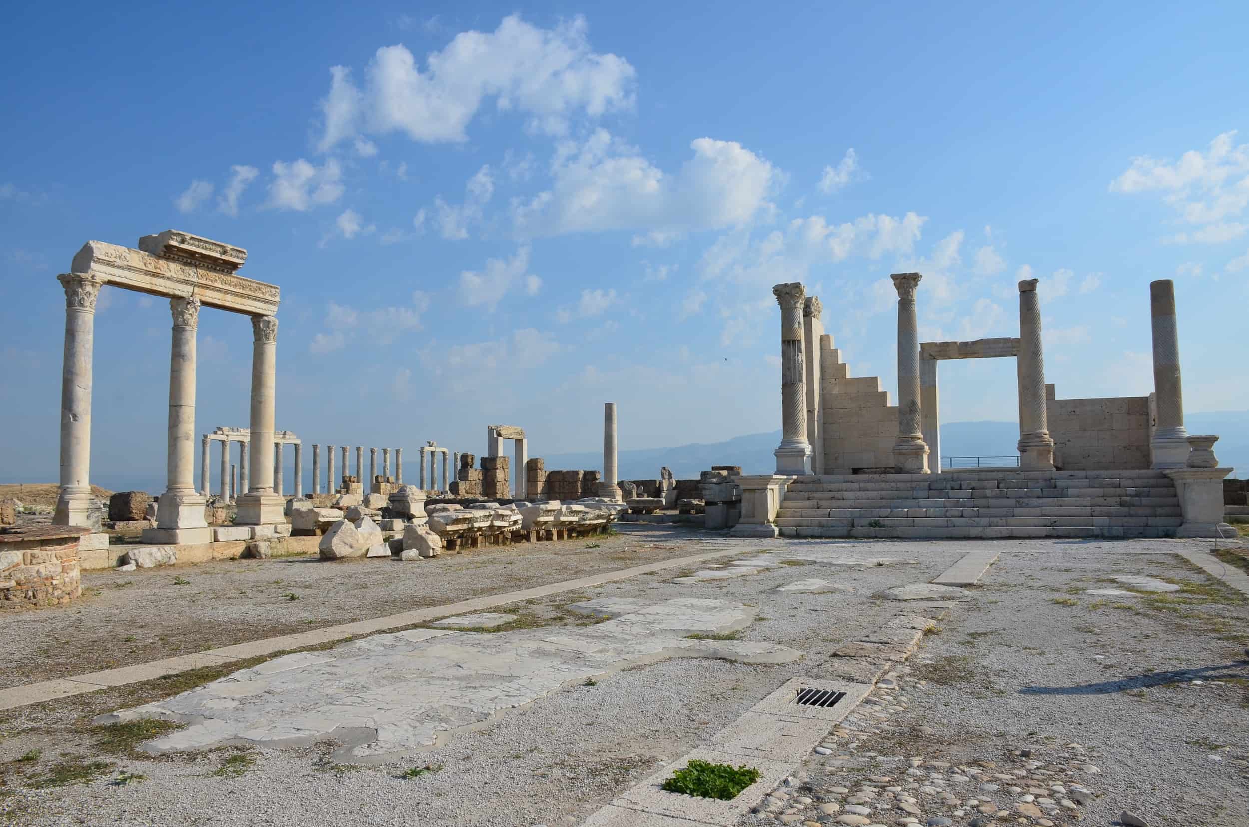 Courtyard of Temple A in Laodicea