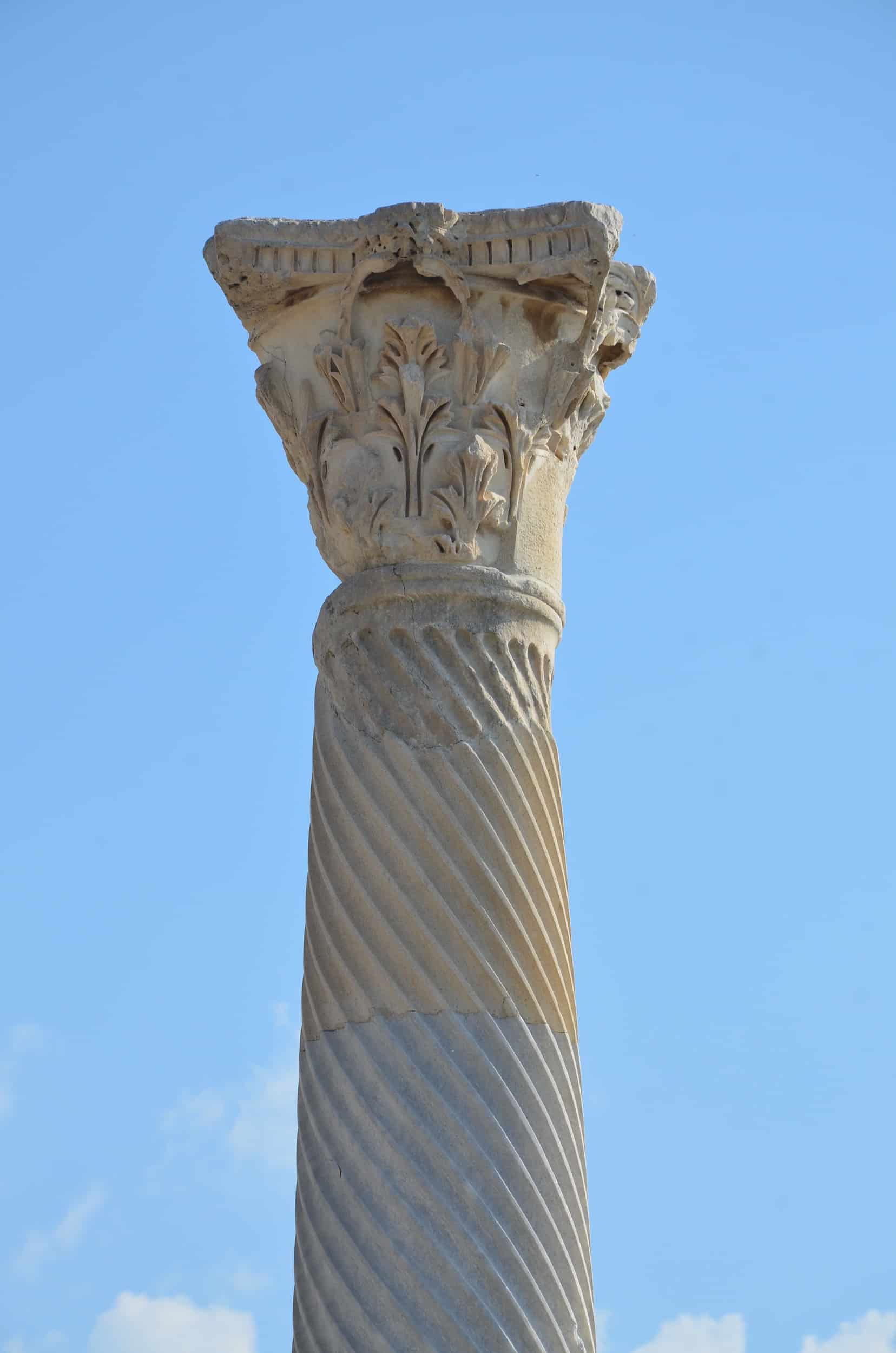 Column on the Prostyle of Temple A