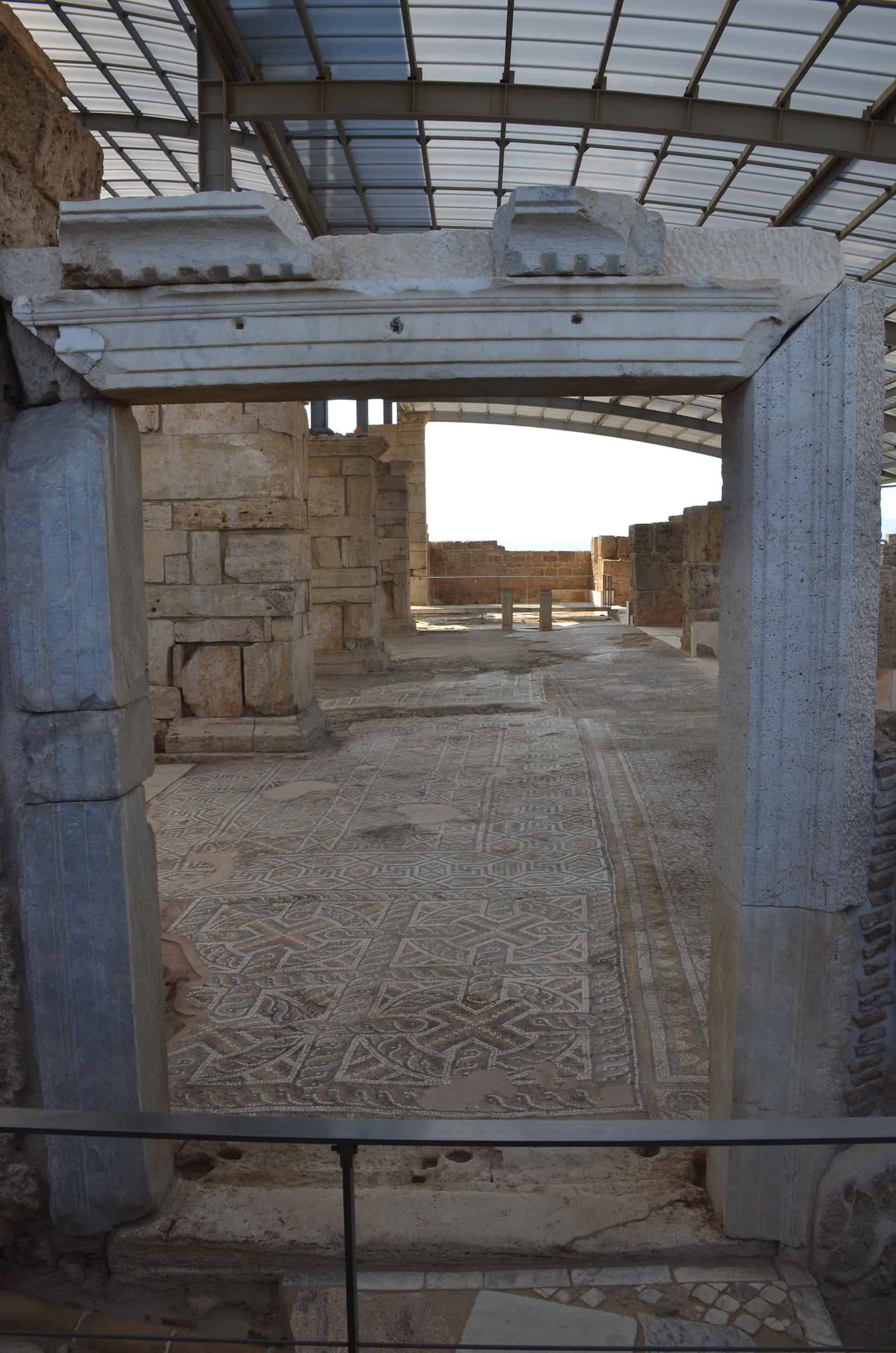 Door to the south aisle in the narthex at the Church of Laodicea