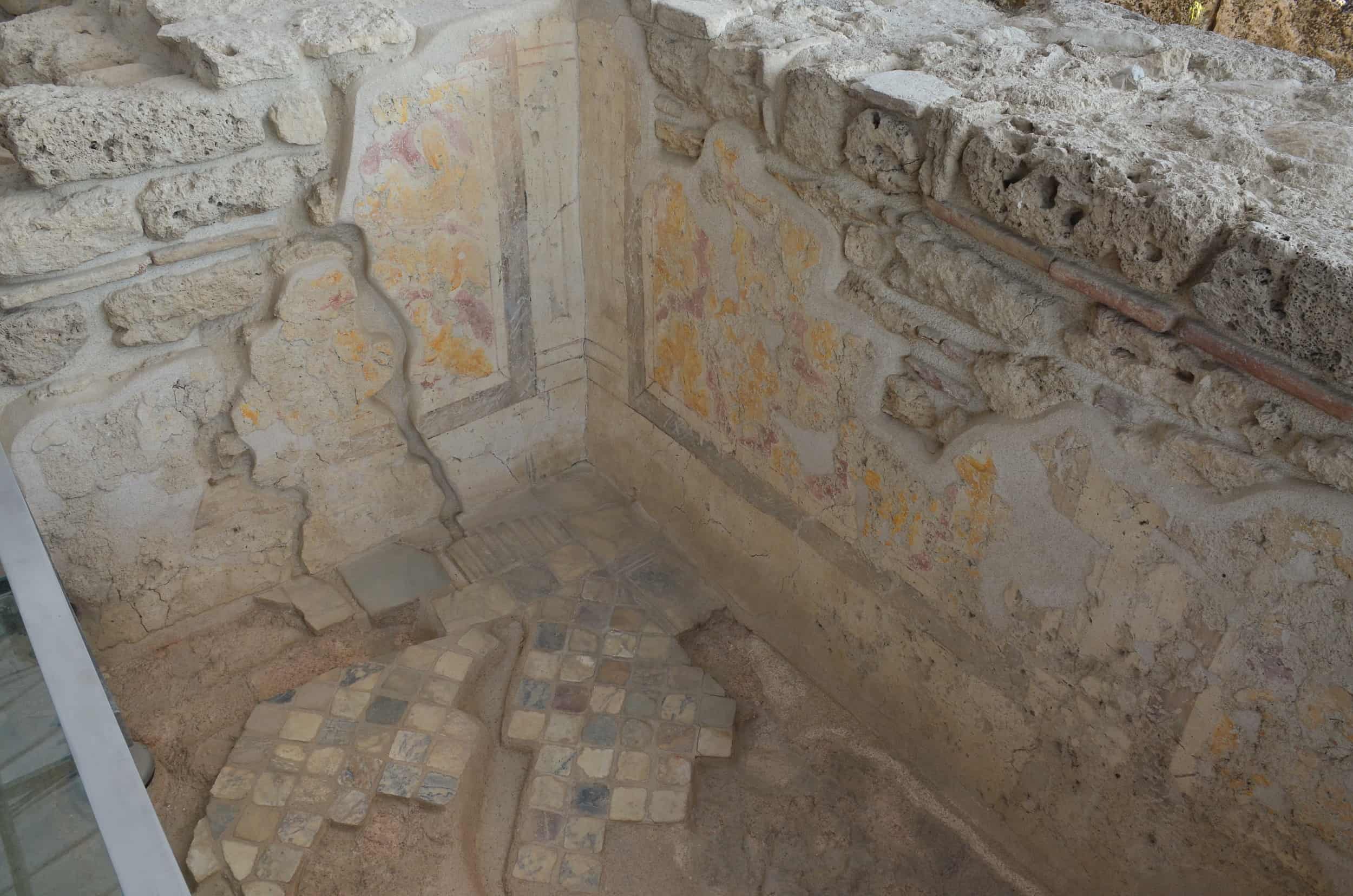 Antechamber of the baptistry at the Church of Laodicea