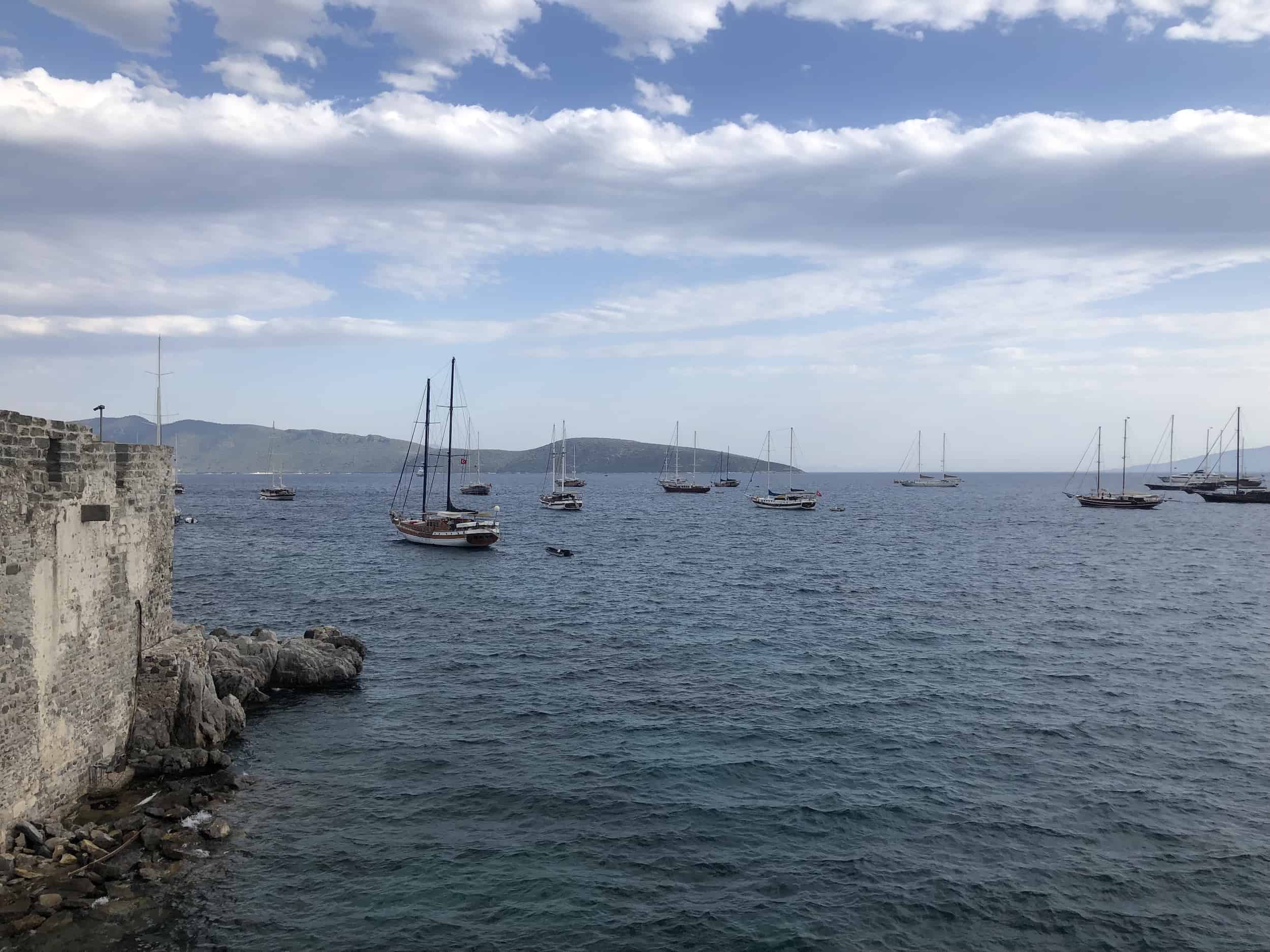 Boats in Bodrum Harbor