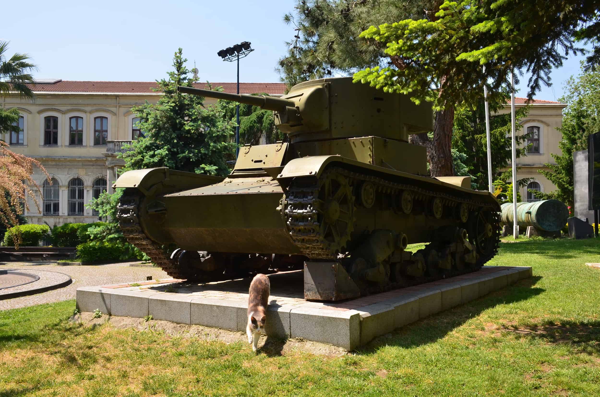 T-26B light tank; Soviet; 1932 at the Harbiye Military Museum in Istanbul, Turkey