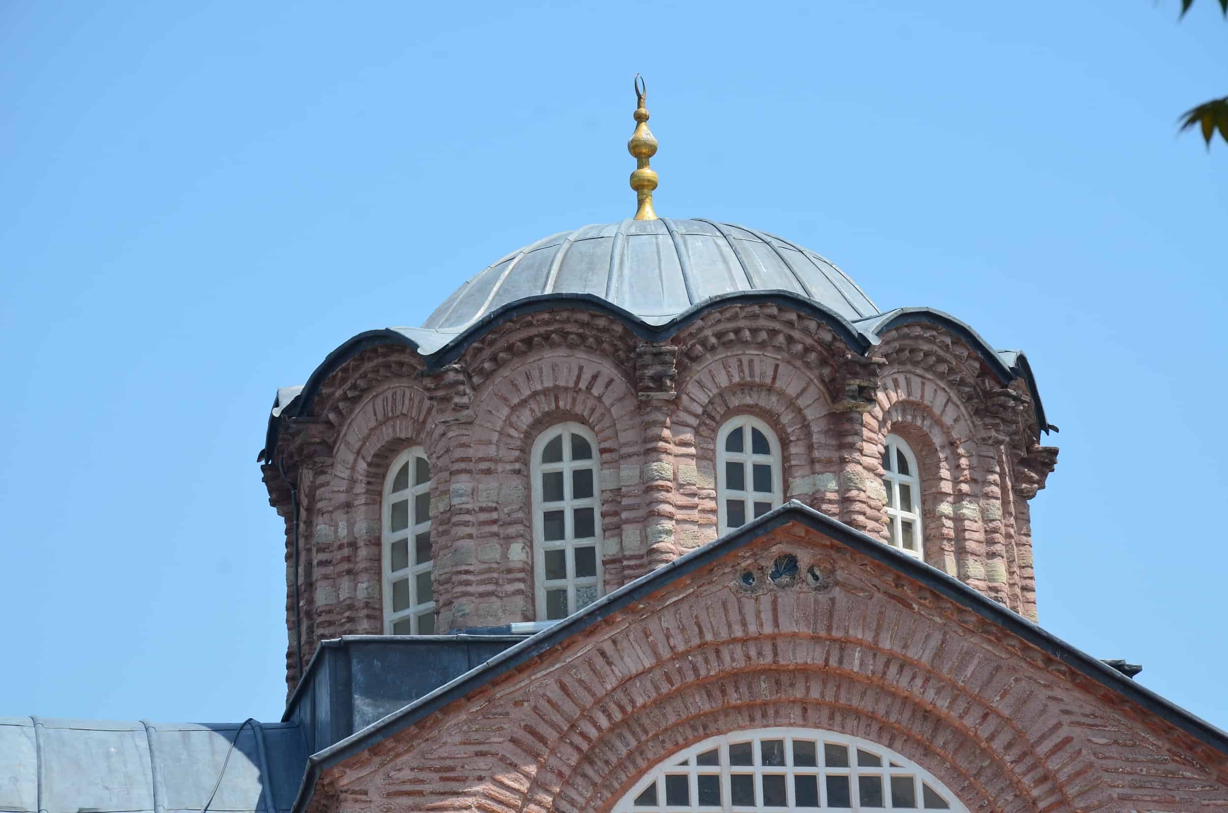 Dome of the Molla Gürani Mosque in Vefa, Istanbul, Turkey