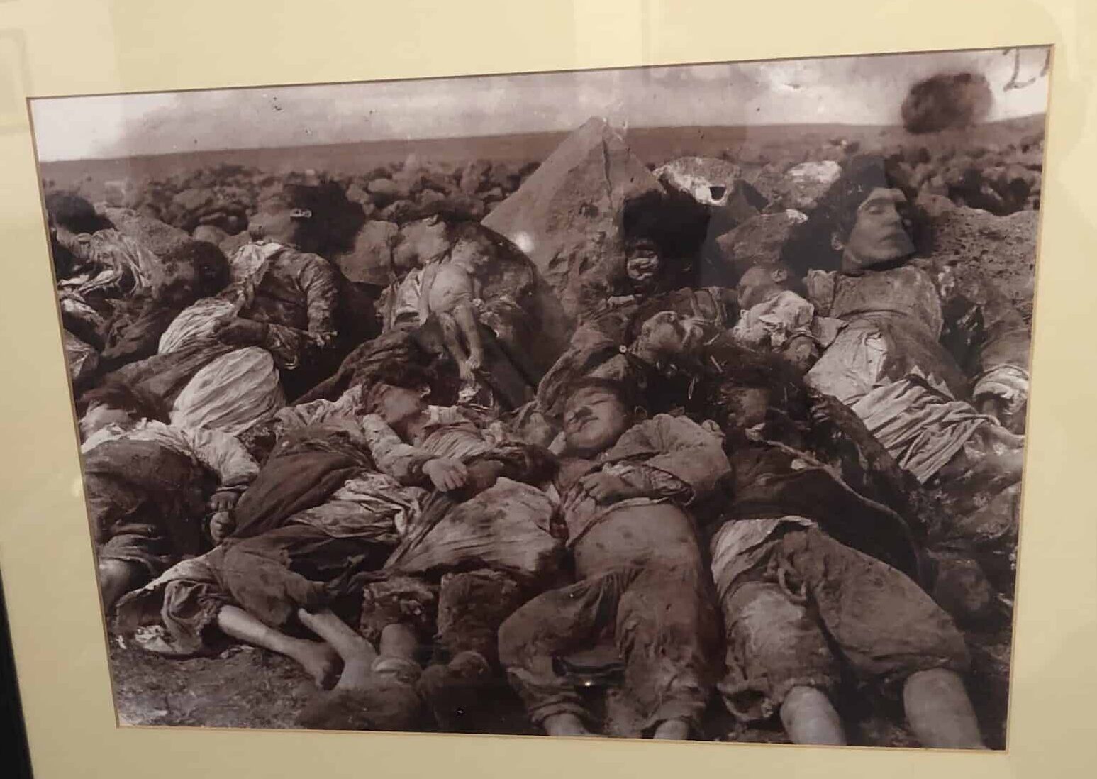 Photo of women and children allegedly massacred by Armenians near Kars
