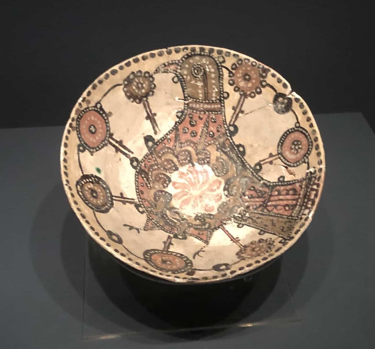 Ceramic bowl from the Great Seljuk period