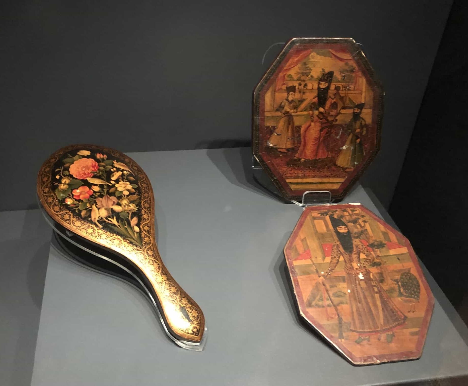 Wooden artifacts from the Qajar period