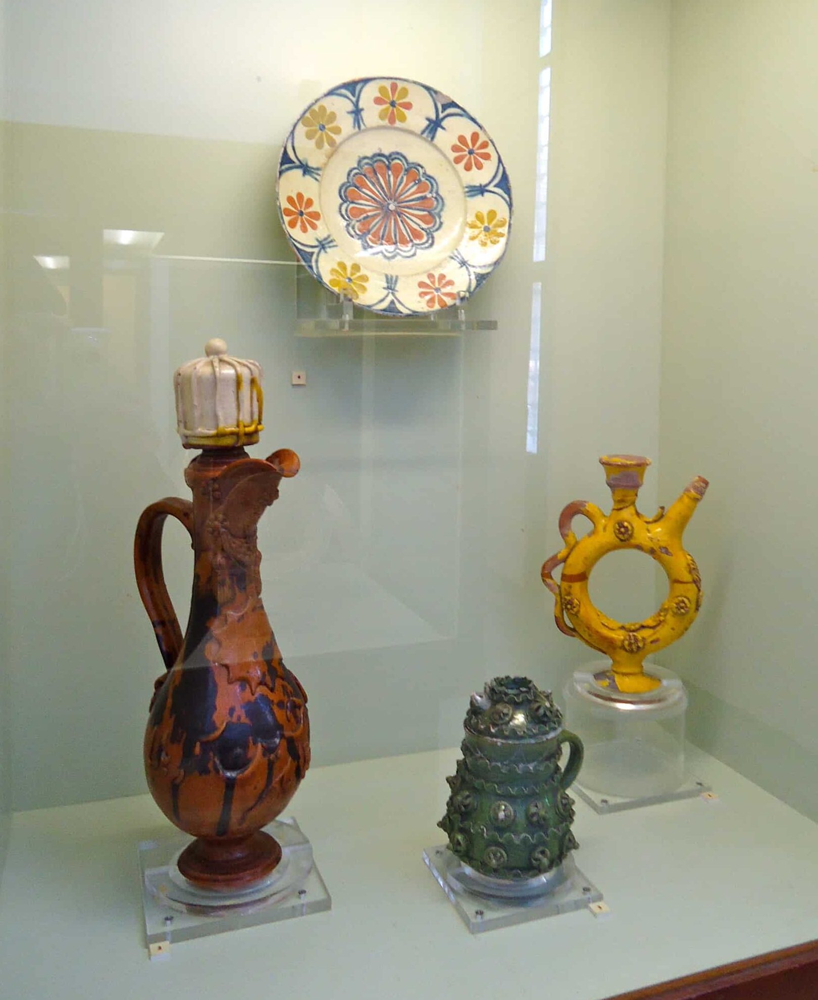 Ceramics at the Tiled Kiosk at the Istanbul Archaeology Museums in Istanbul, Turkey