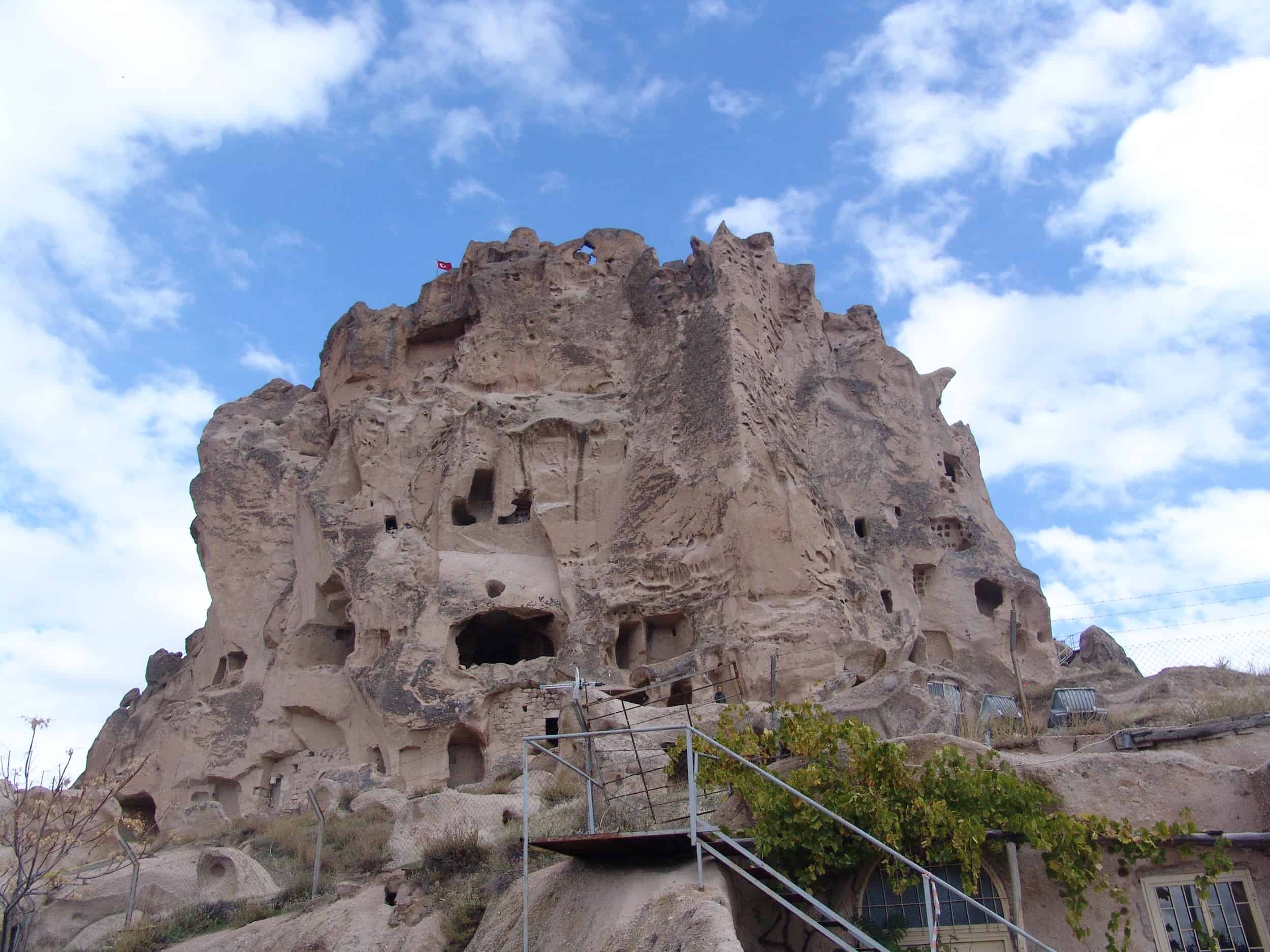 Üçhisar Castle in Cappadocia, Turkey