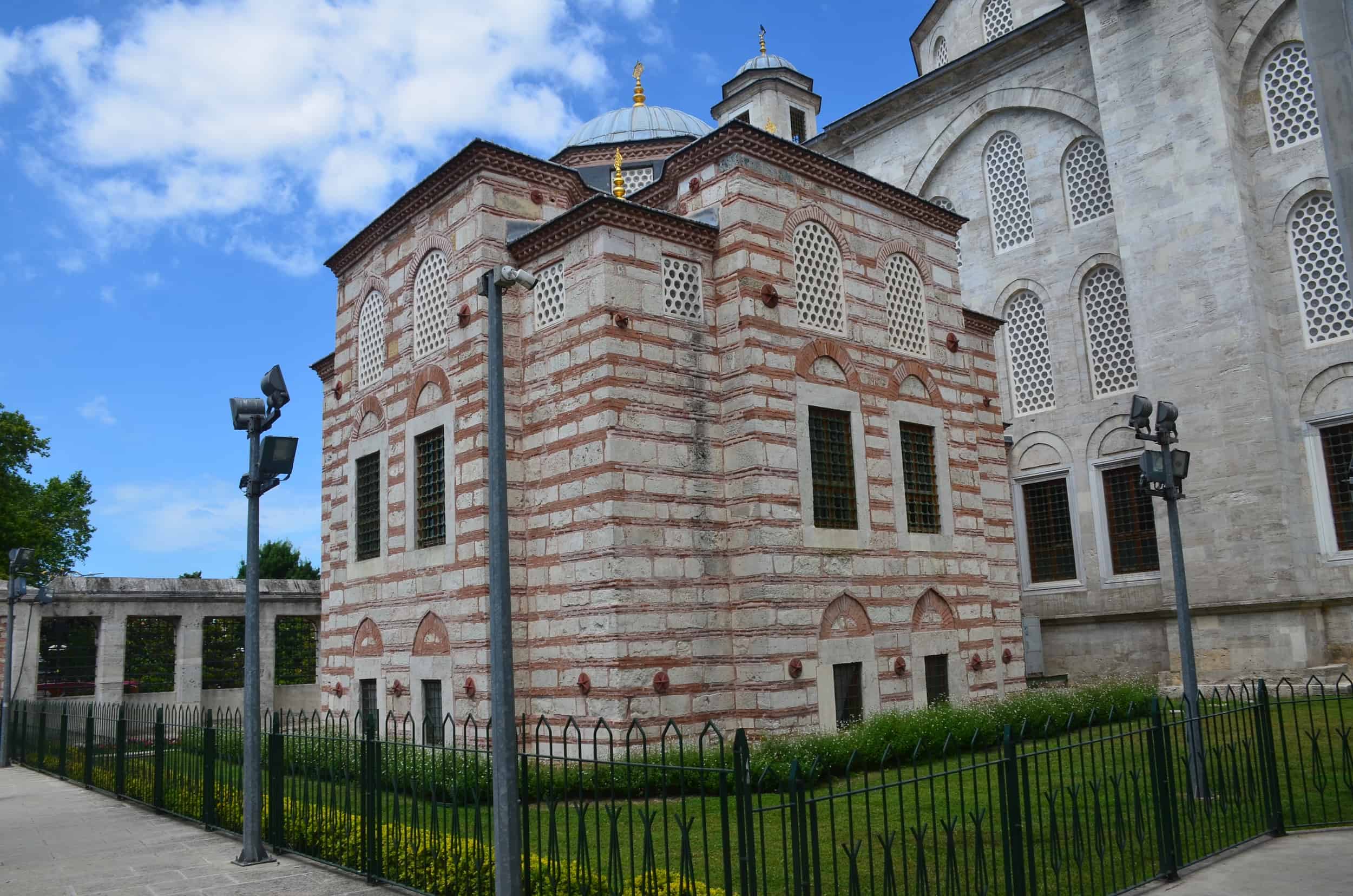 Library at the Fatih Mosque Complex in Istanbul, Turkey