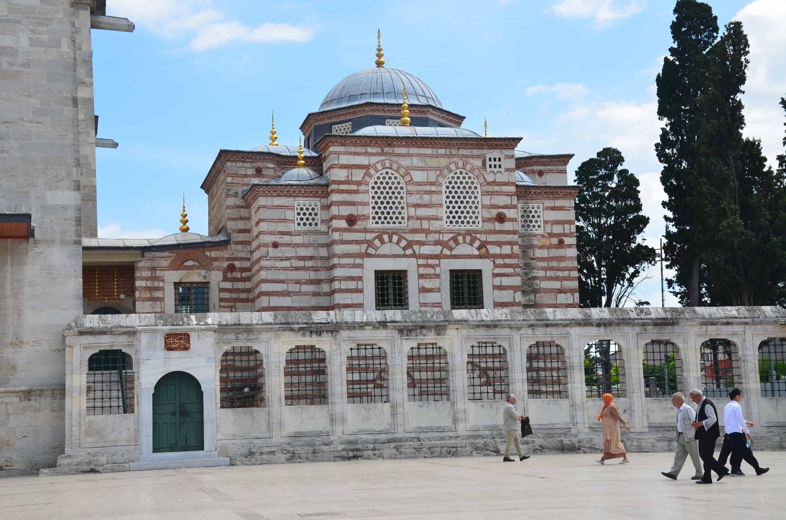 Library at the Fatih Mosque Complex in Istanbul, Turkey