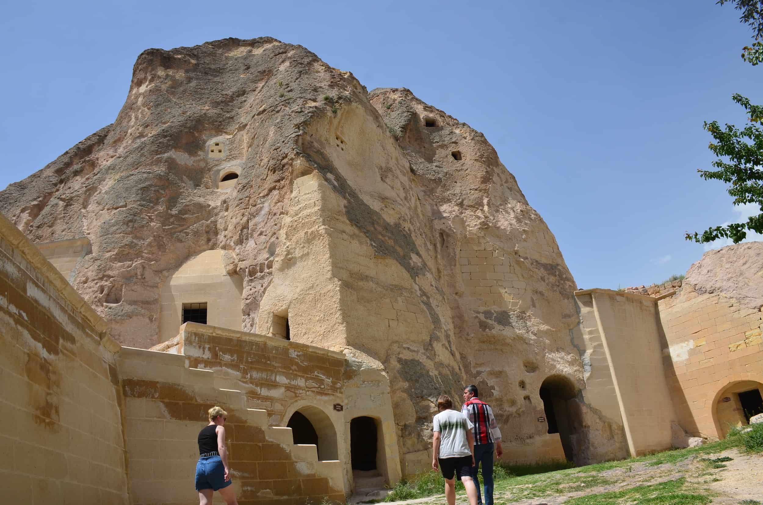Courtyard at Keşlik Monastery in Cappadocia, Turkey