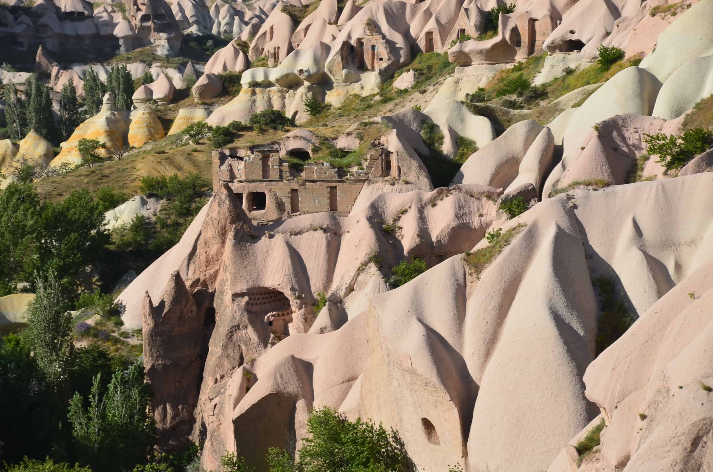 Dovecotes at Pigeon Valley in Cappadocia, Turkey