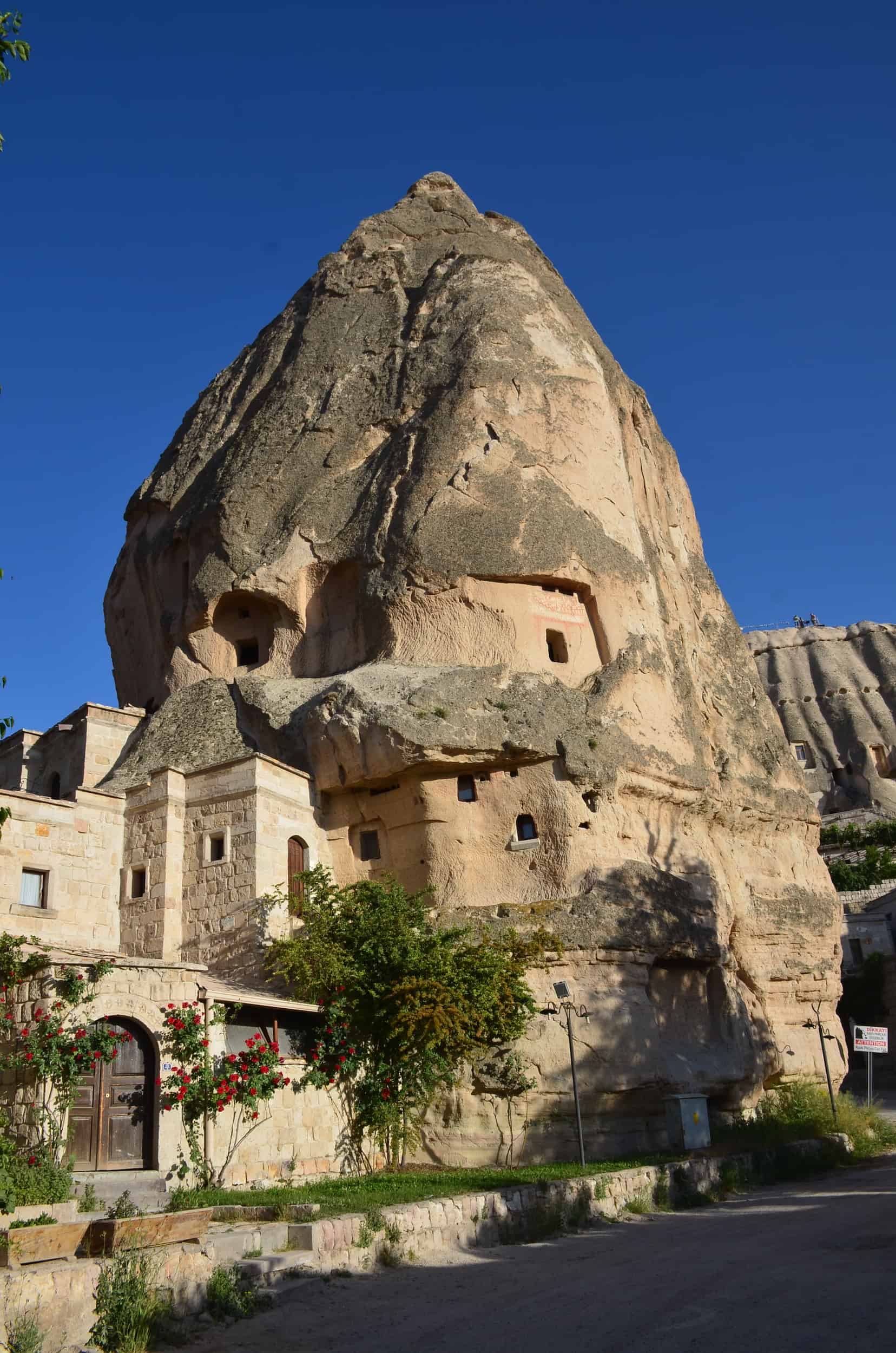 Fairy chimney at Anatolian Houses in Göreme, Cappadocia, Turkey