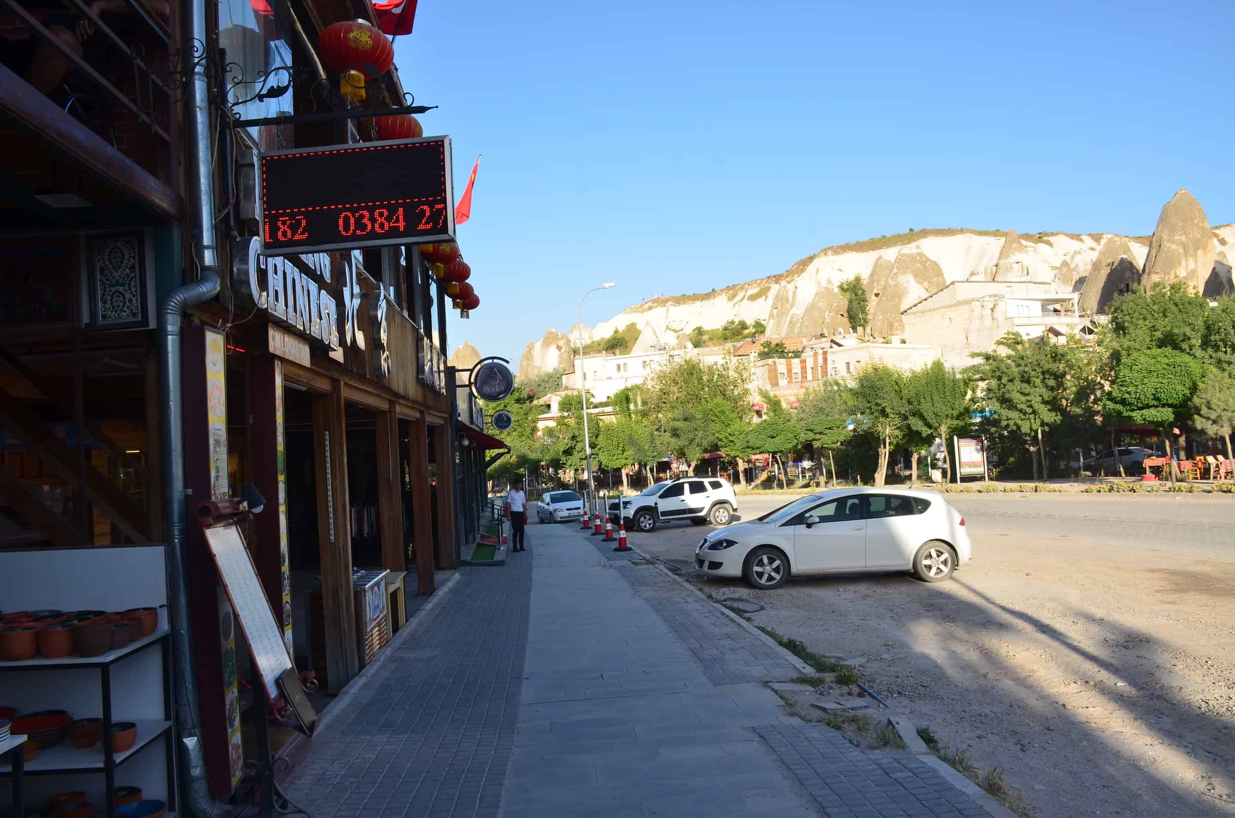 A street running through the heart of the town of Göreme