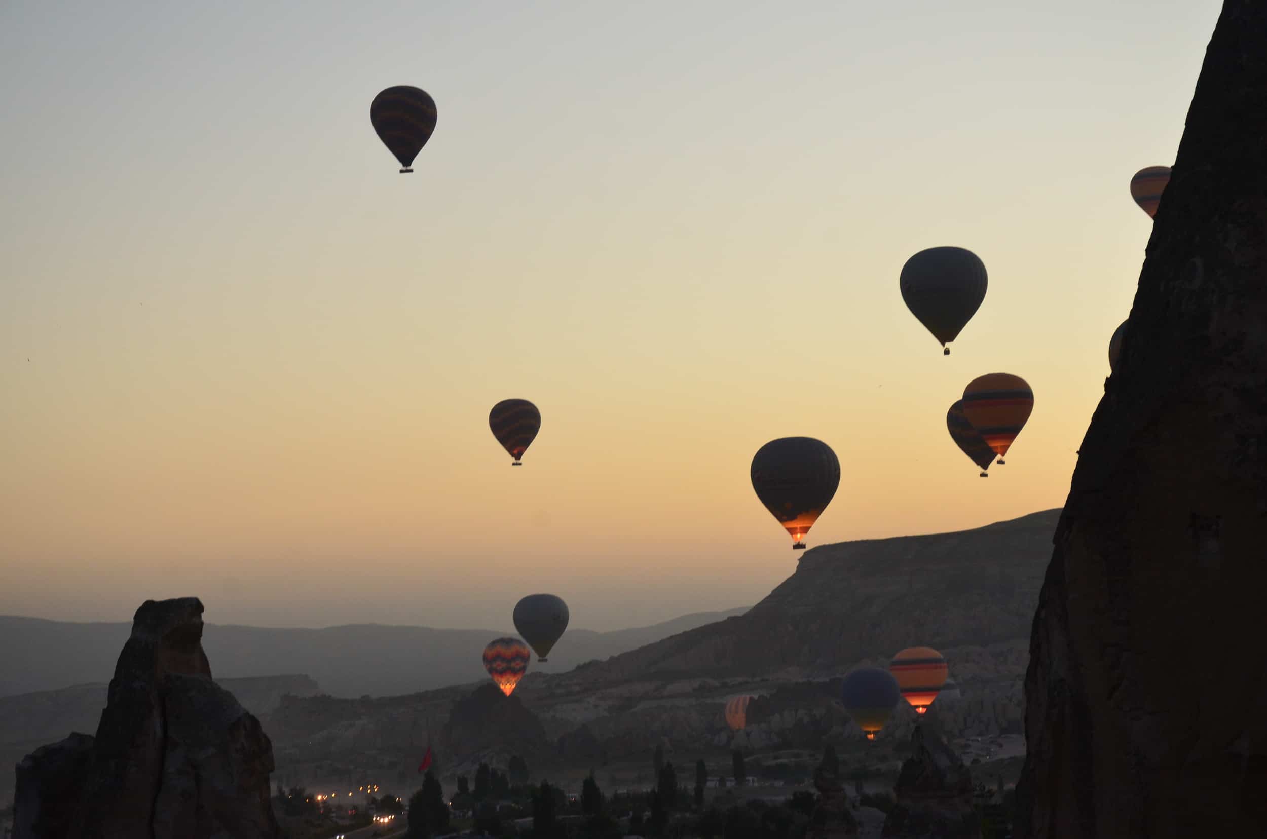 Sunrise balloon ride in Cappadocia, Turkey