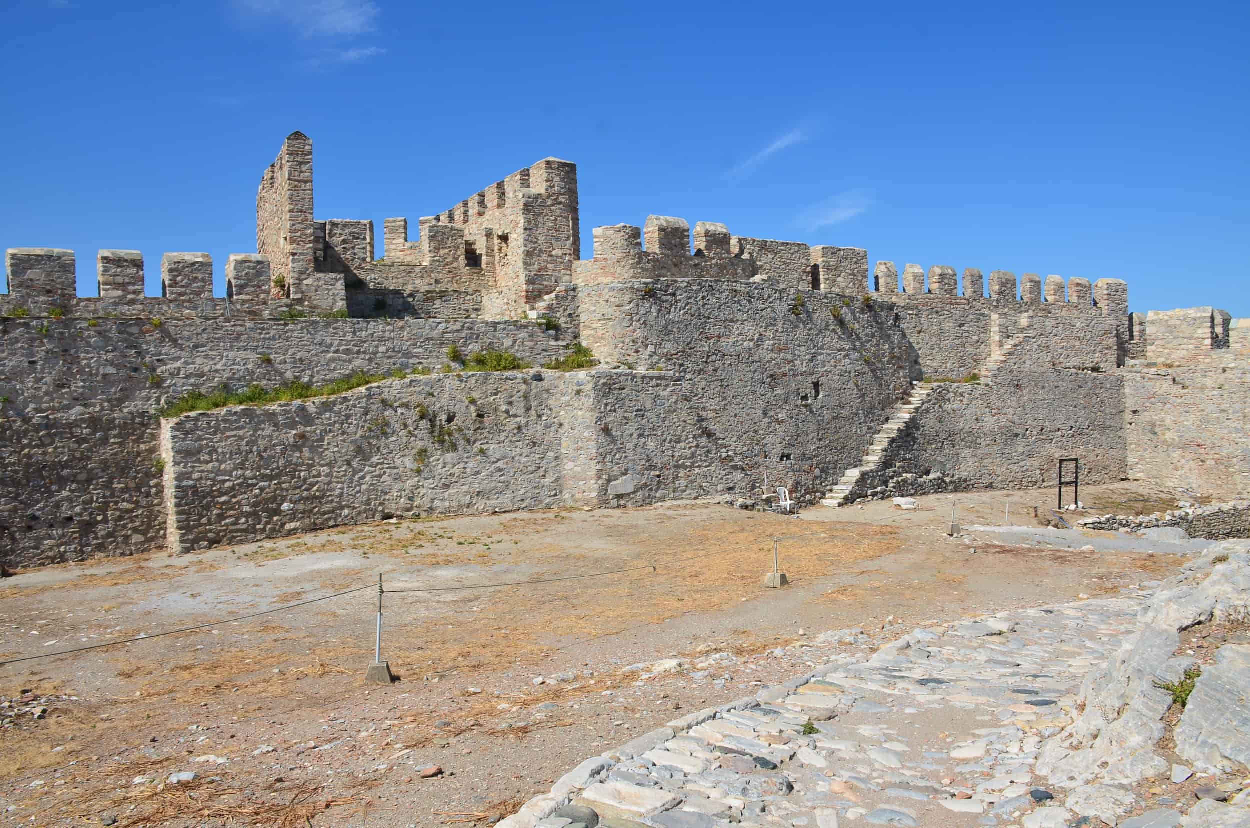Walls at Ayasuluk Castle in Selçuk, Turkey
