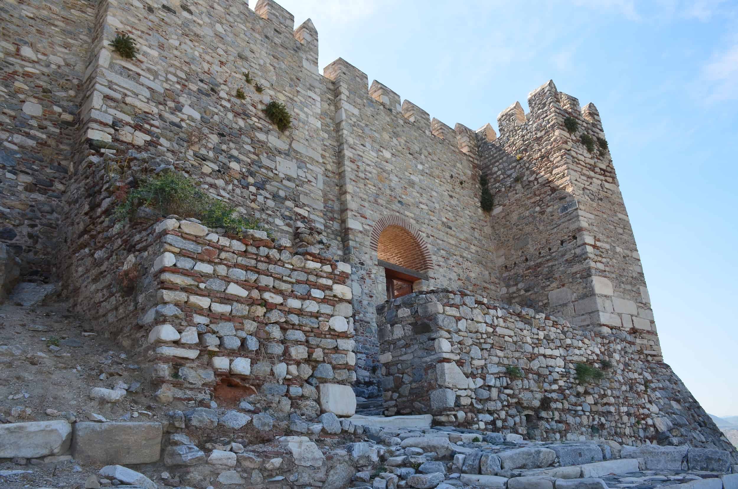 West gate at Ayasuluk Castle in Selçuk, Turkey