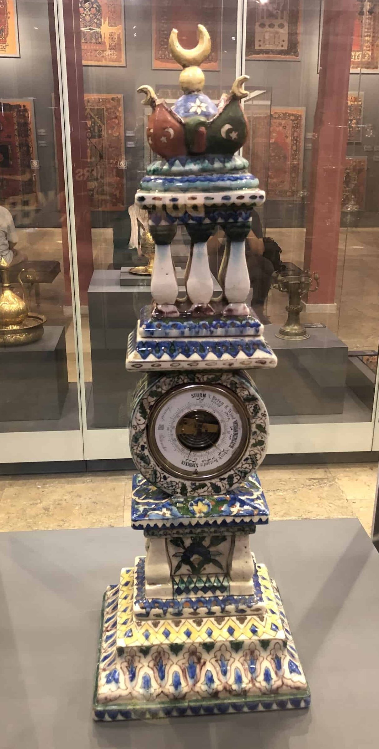 19th century barometer in the Ottoman Period at the Museum of Turkish and Islamic Arts in Istanbul, Turkey