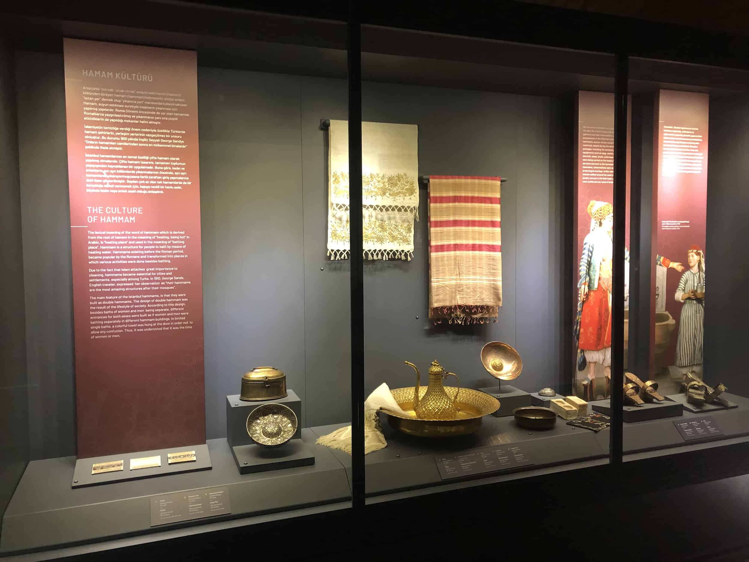 Hamam culture in the ethnographic collection at the Museum of Turkish and Islamic Arts in Istanbul, Turkey
