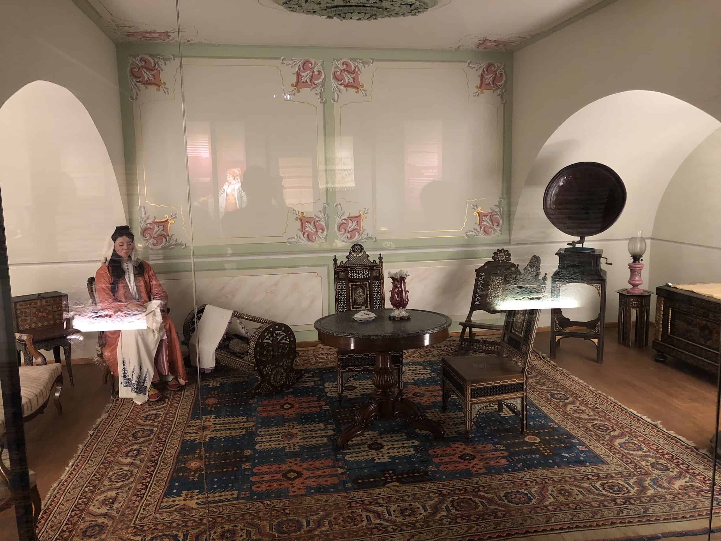 19th century mansion in the ethnographic collection at the Museum of Turkish and Islamic Arts in Istanbul, Turkey