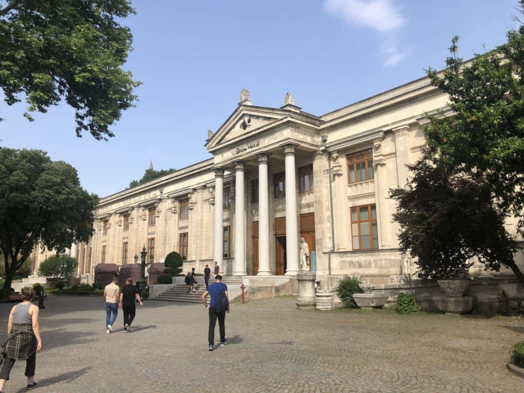 Main building at the Istanbul Archaeology Museums