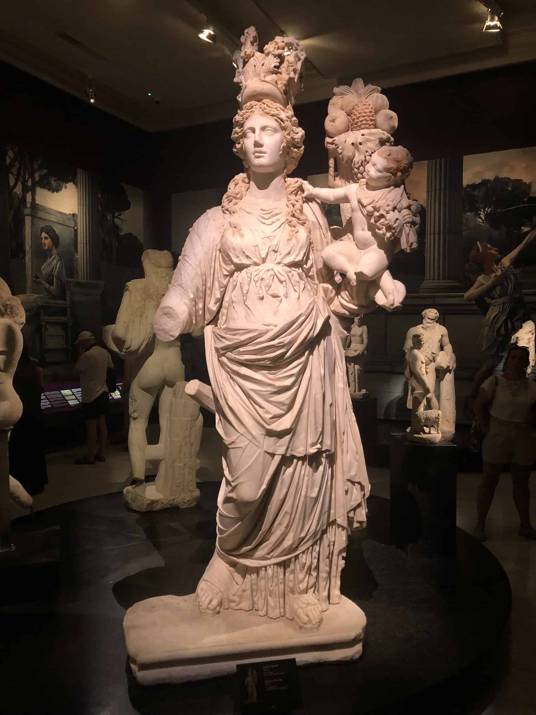 Statue of Tyche; marble; 2nd century; Prusias ad Hypium (Düzce)