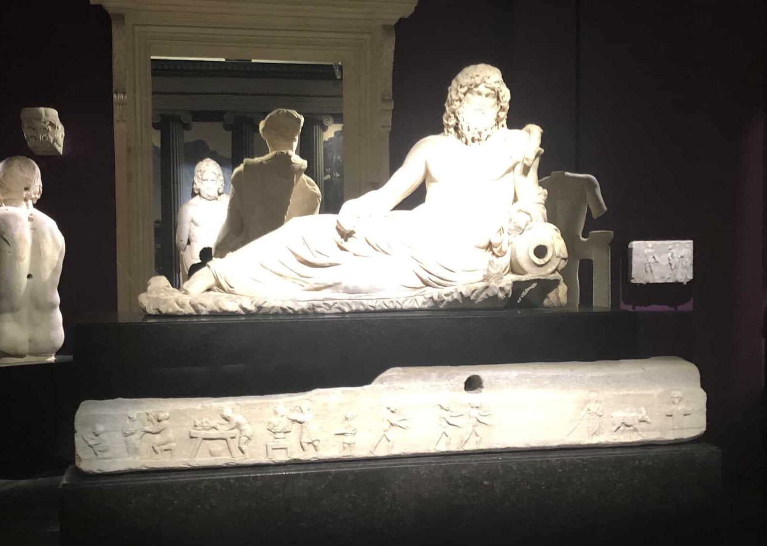 Oceanus the River God; marble; early 2nd century; Ephesus