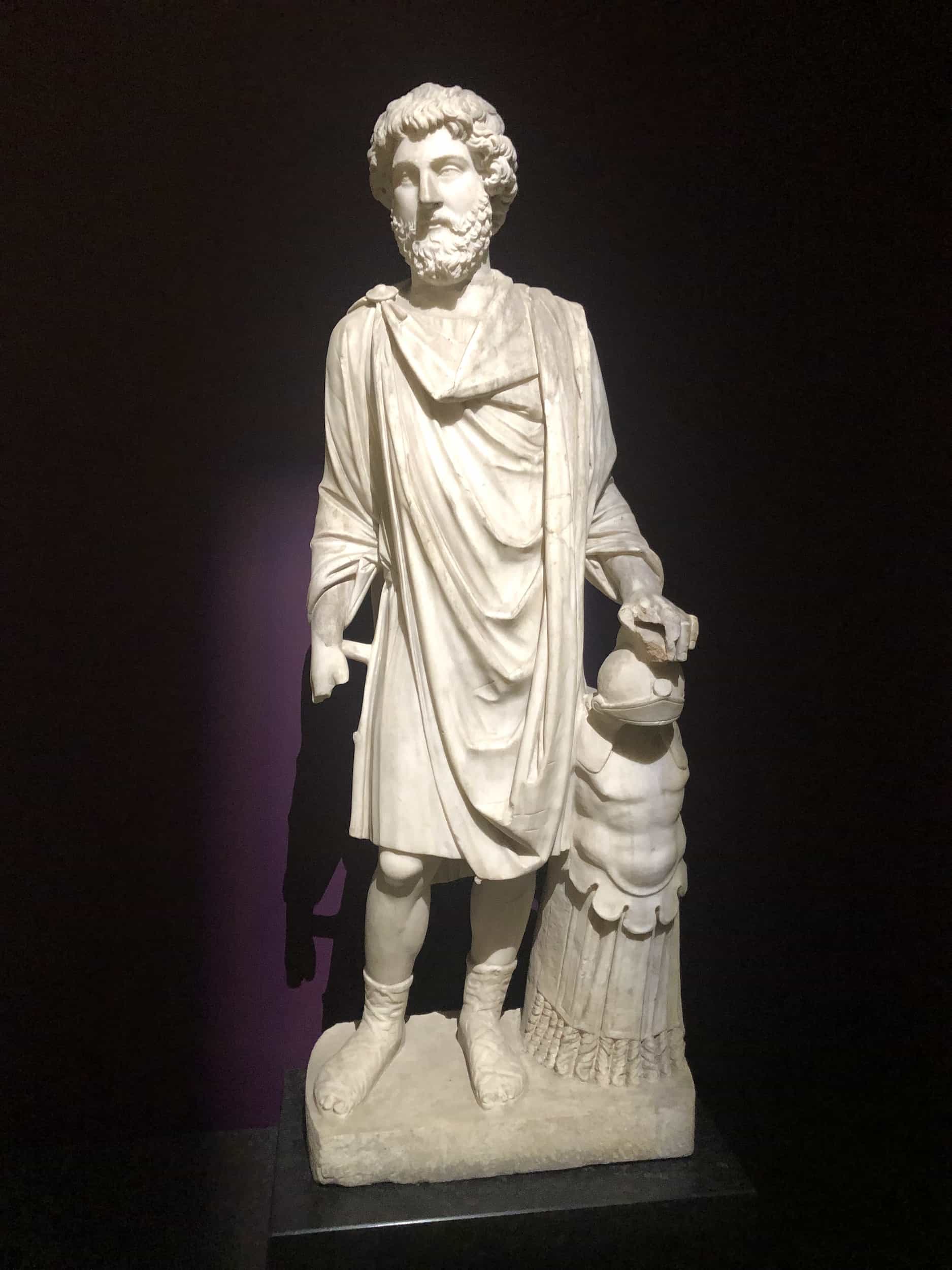 Emperor Marcus Aurelius; marble; 161-180; Antalya