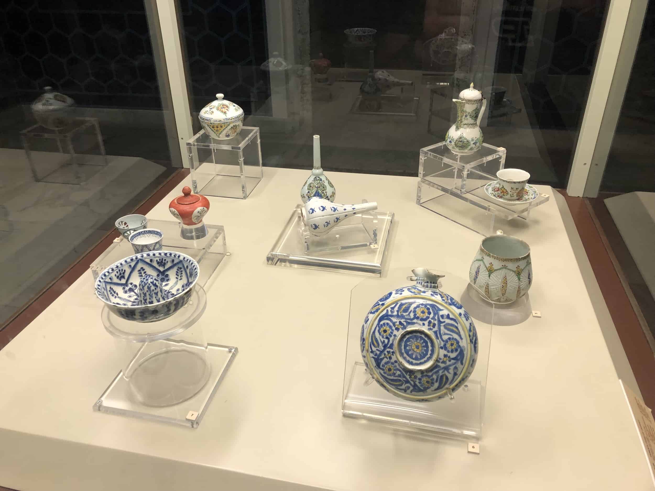 Kütahya ceramics at the Tiled Kiosk at the Istanbul Archaeology Museums in Istanbul, Turkey