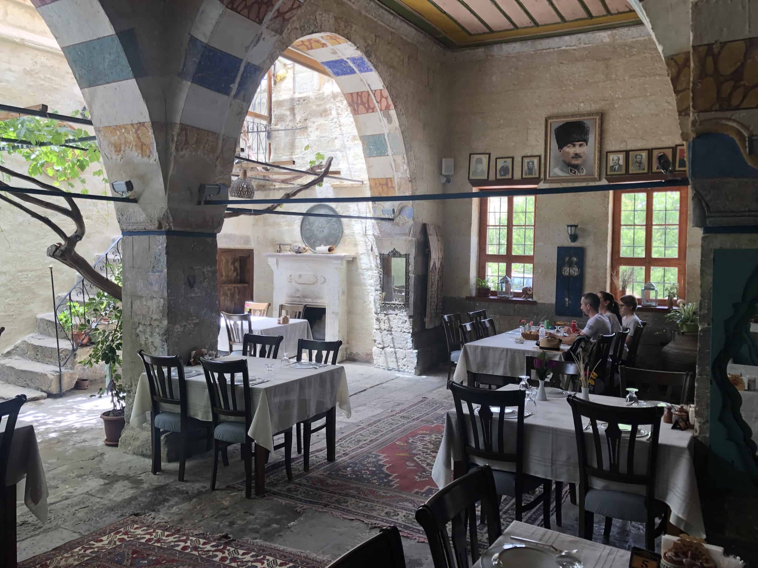 Restaurant at the Old Greek House in Mustafapaşa (Sinasos), Cappadocia, Turkey