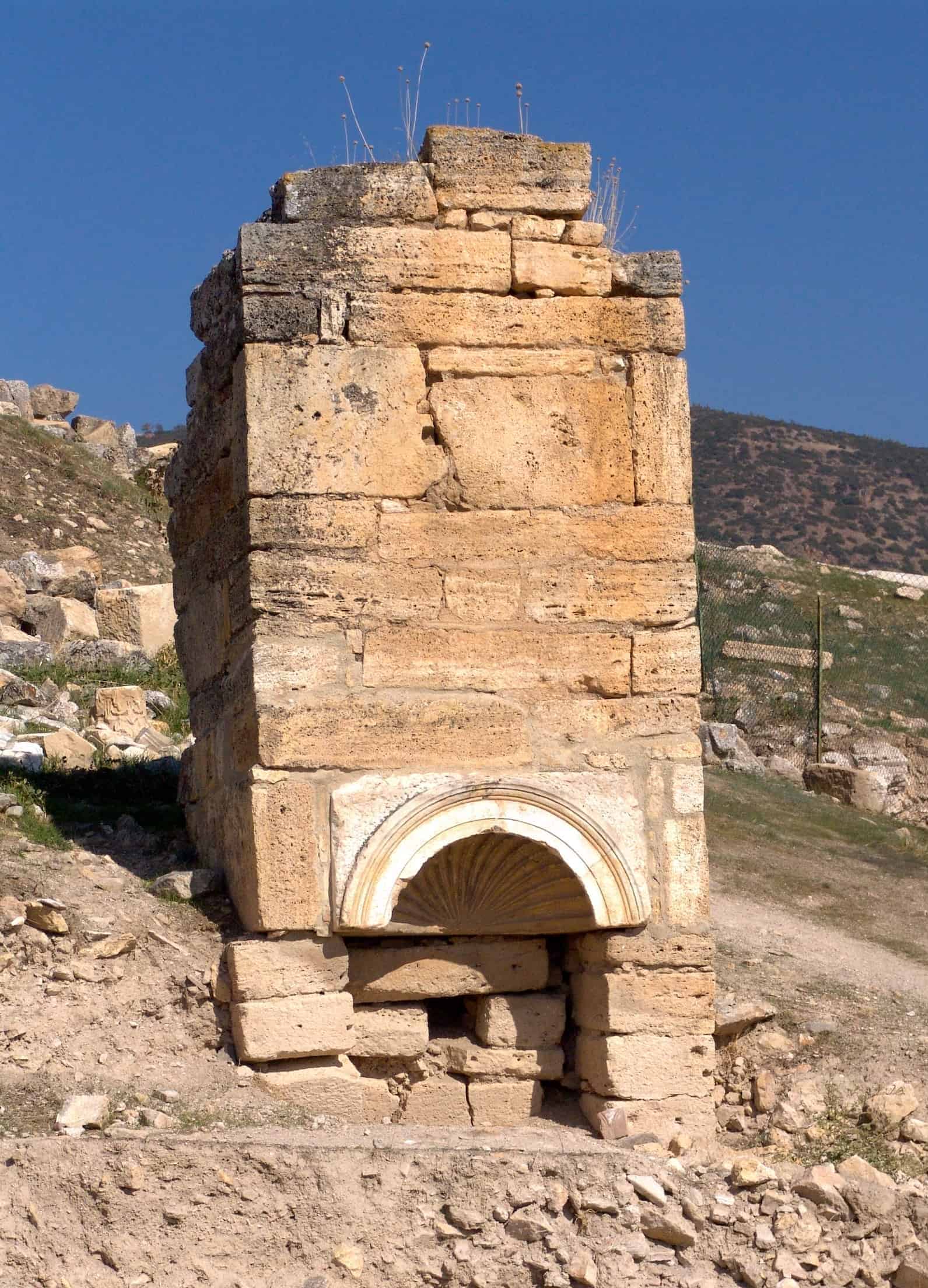 Pilgrim's Fountain at the Martyrium of Saint Philip in Hierapolis