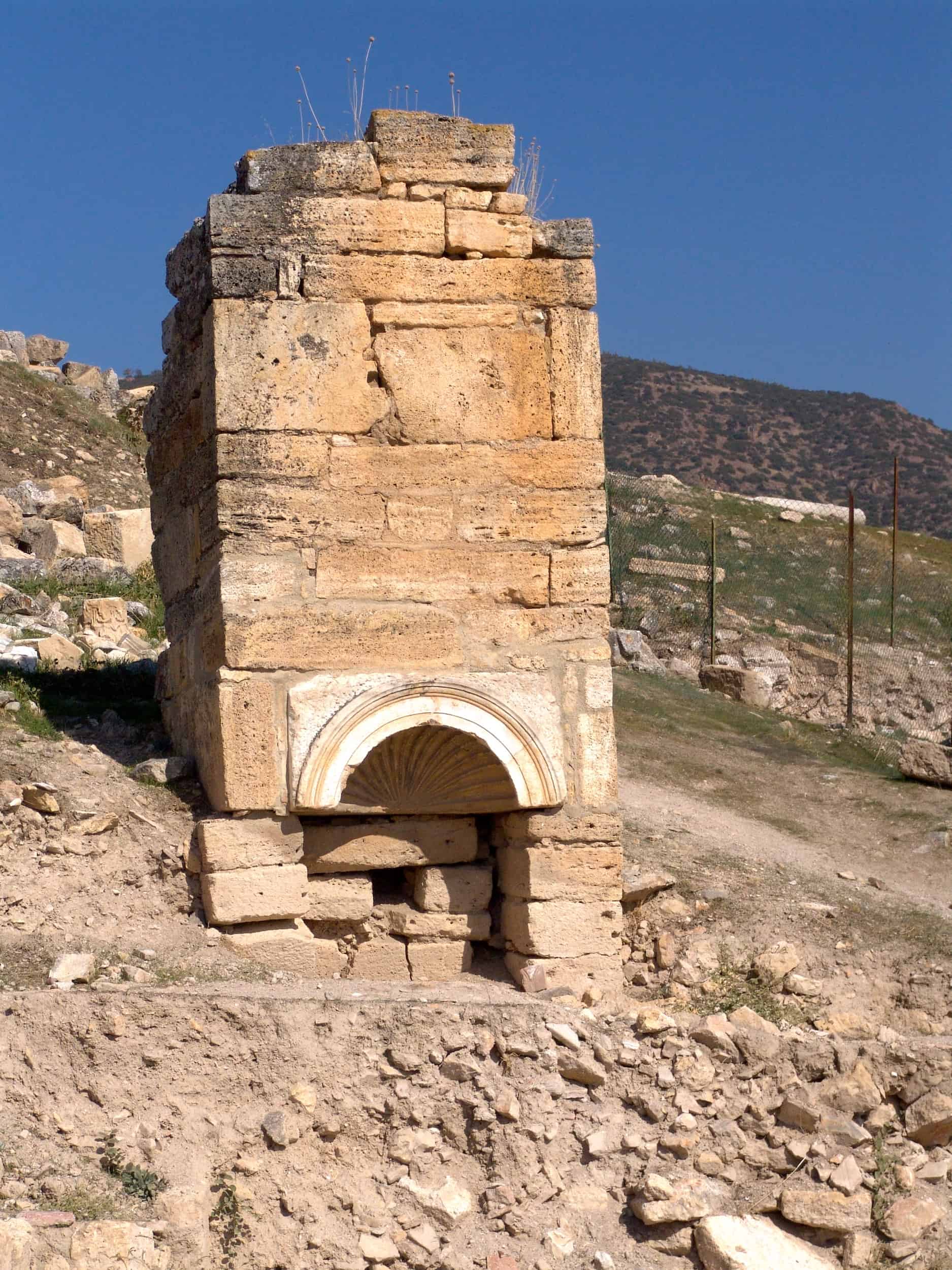 Pilgrim's Fountain at the Martyrium of Saint Philip in Hierapolis