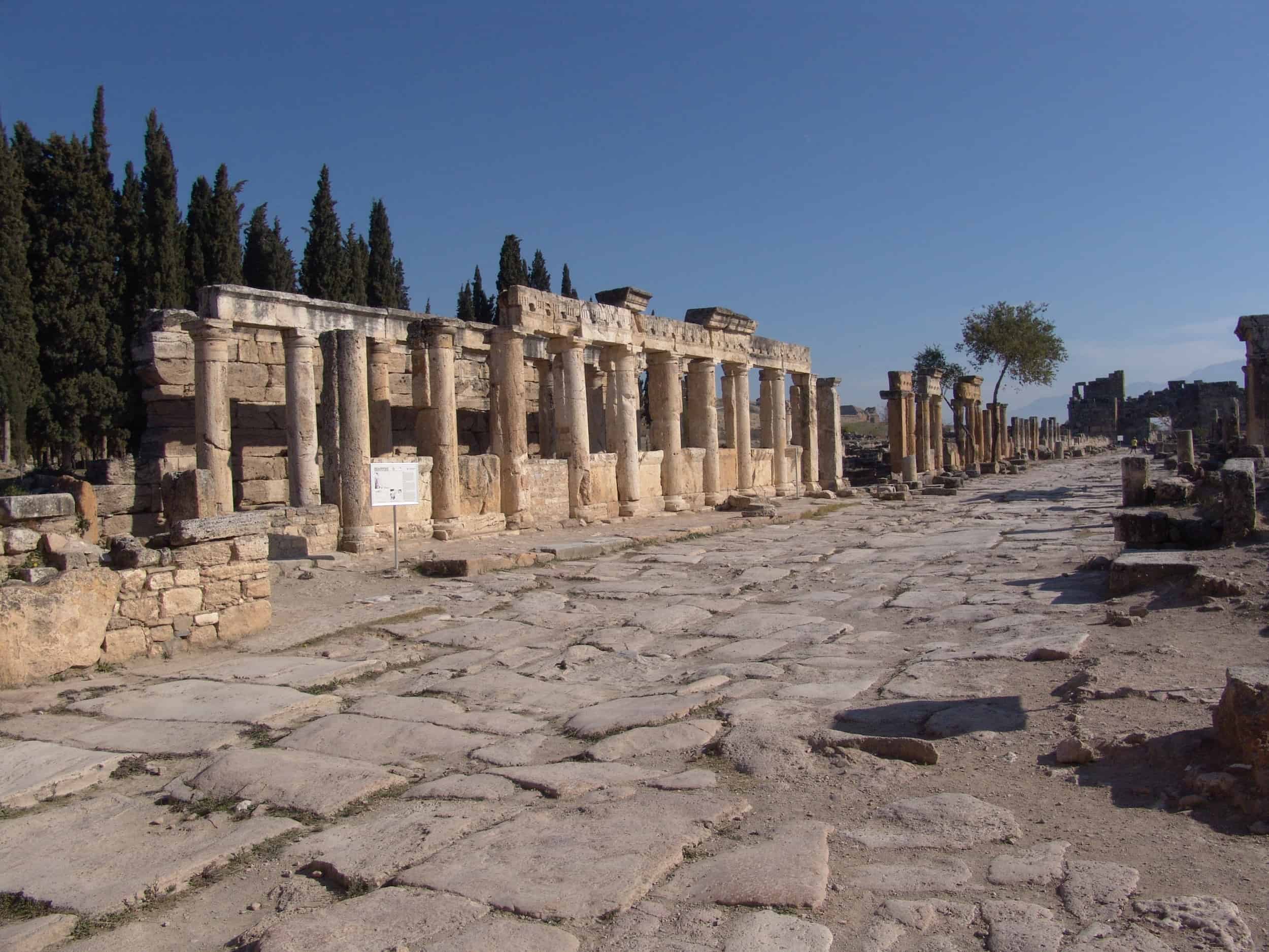 Frontinus Street in Hierapolis