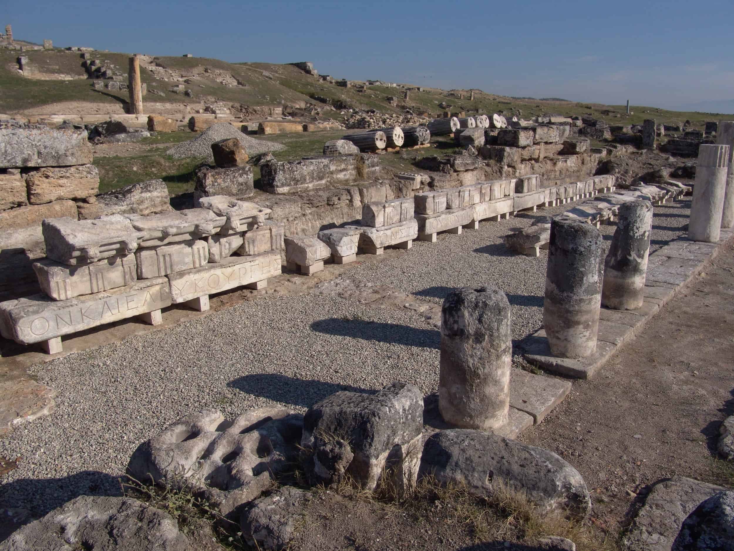 Colonnade in Hierapolis