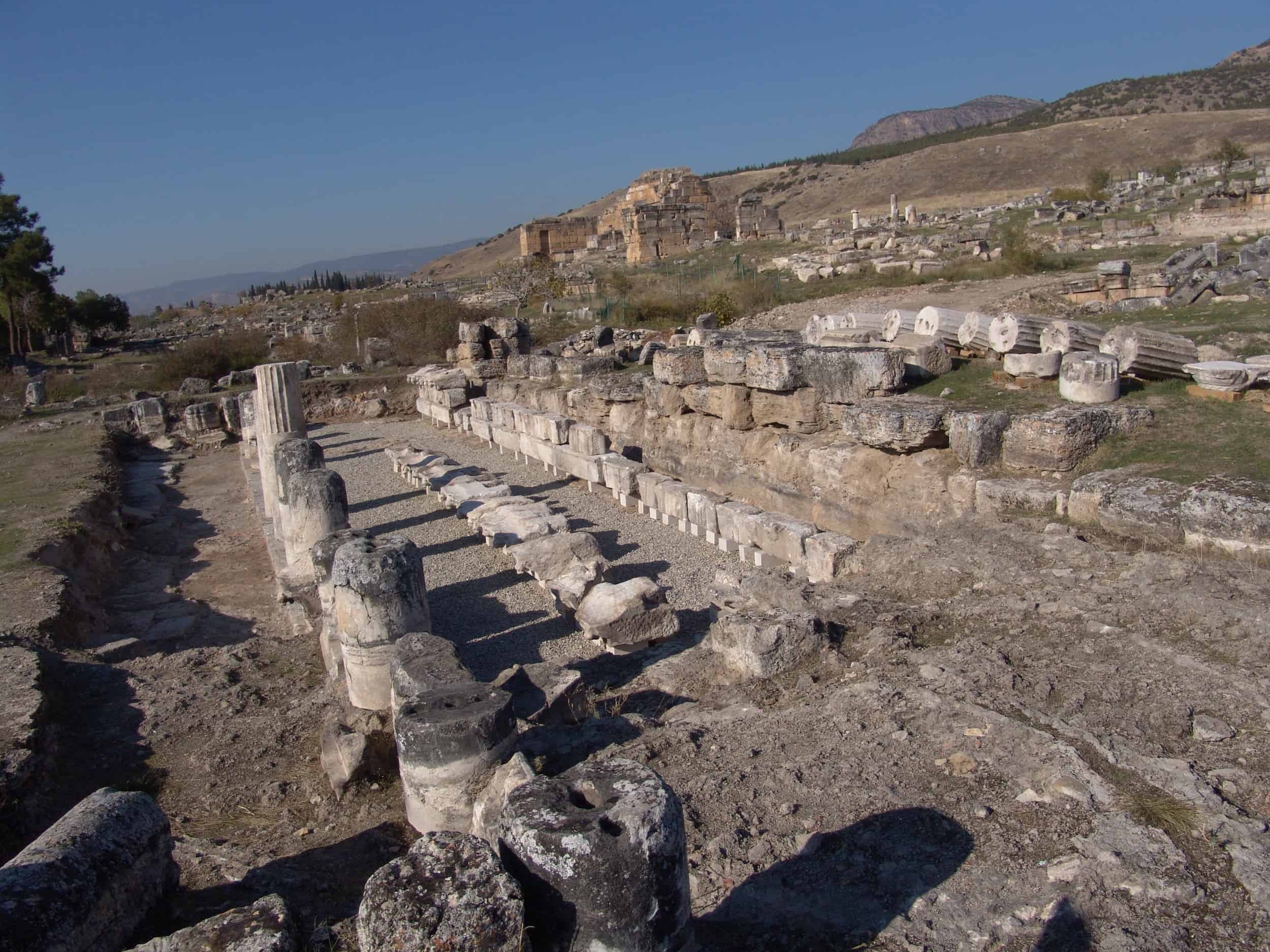 Colonnade in Hierapolis